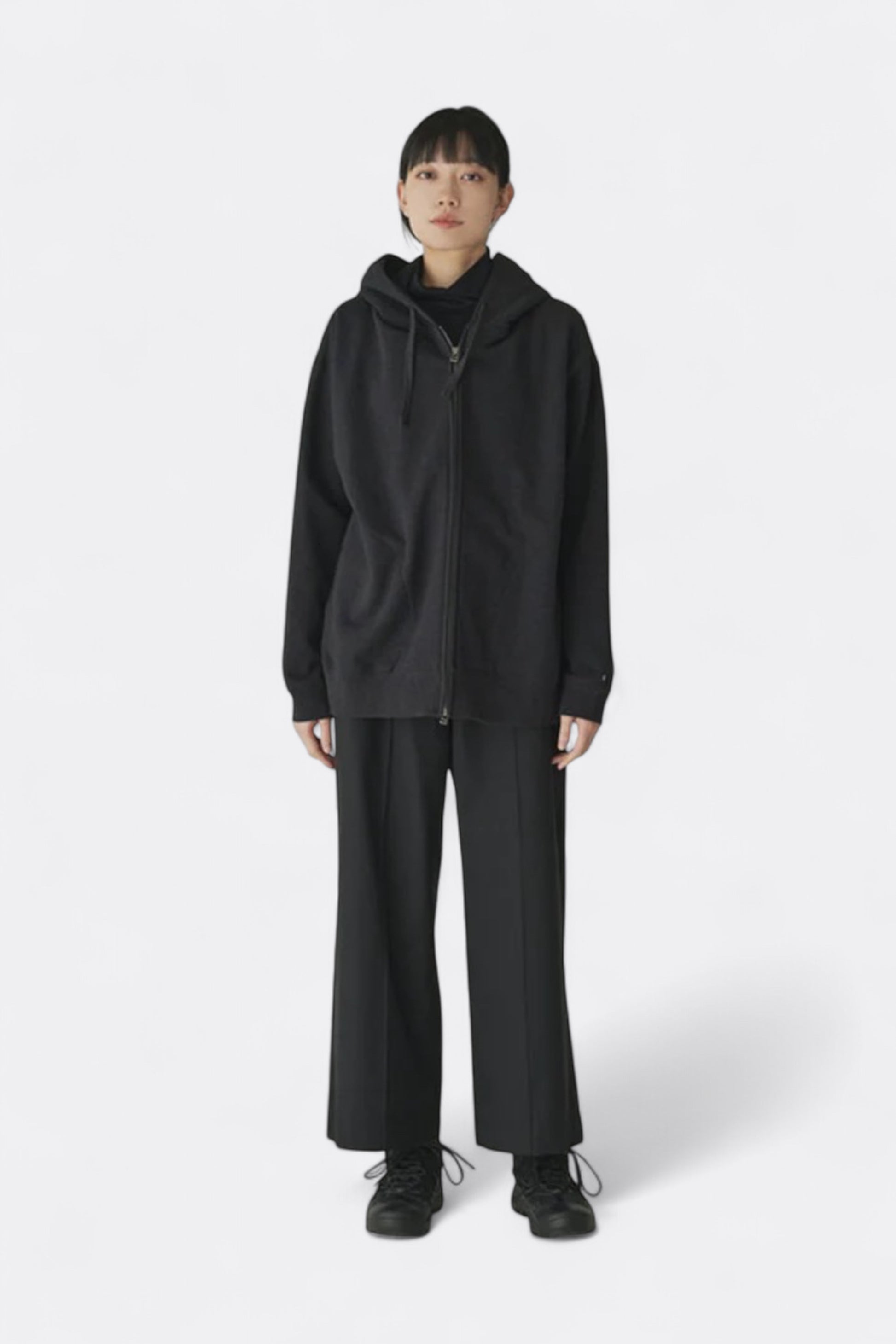 Snow Peak - Recycled Cotton Zip Up Hoodie (Black)