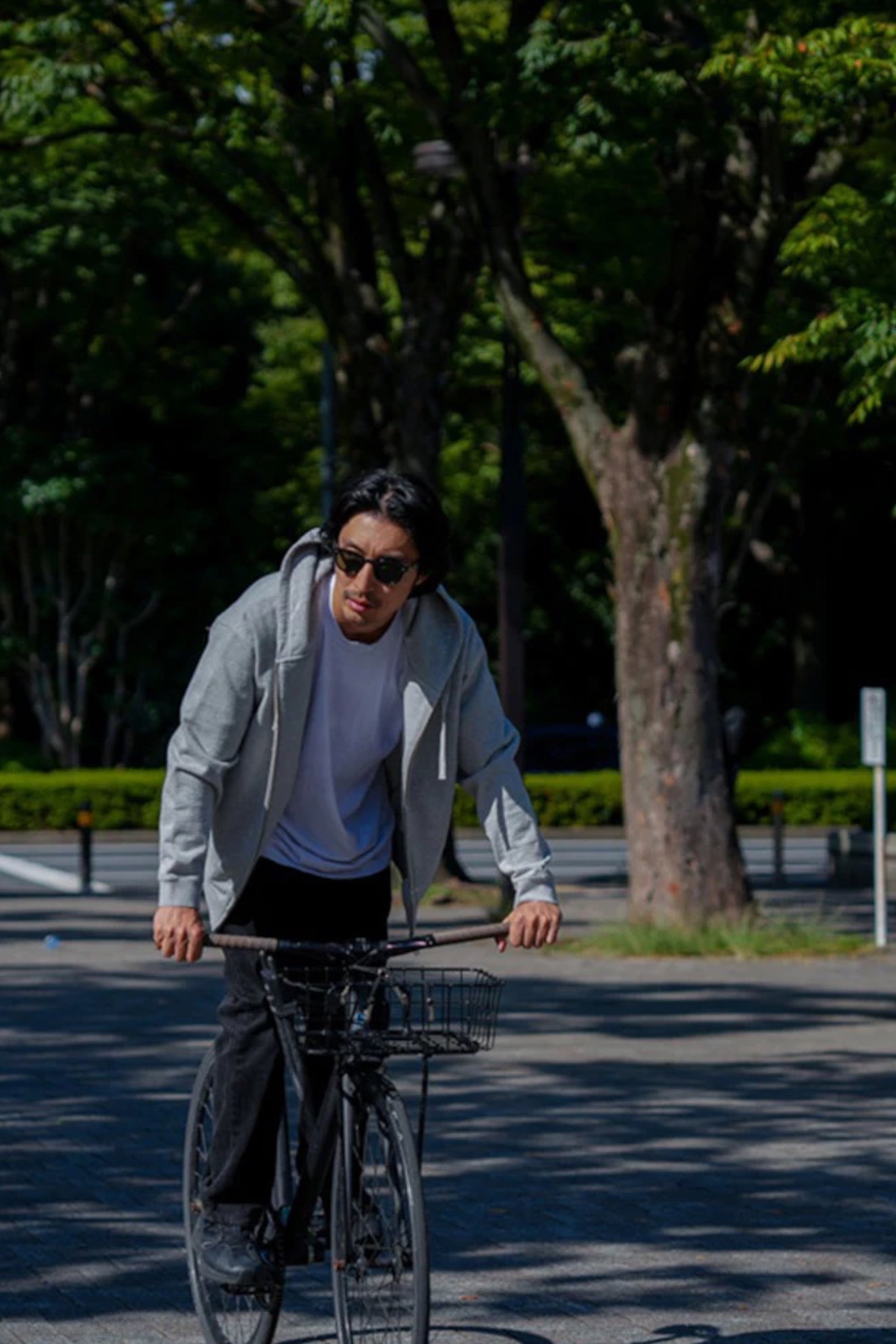 Snow Peak - Recycled Cotton Zip Up Hoodie (Mid Grey)