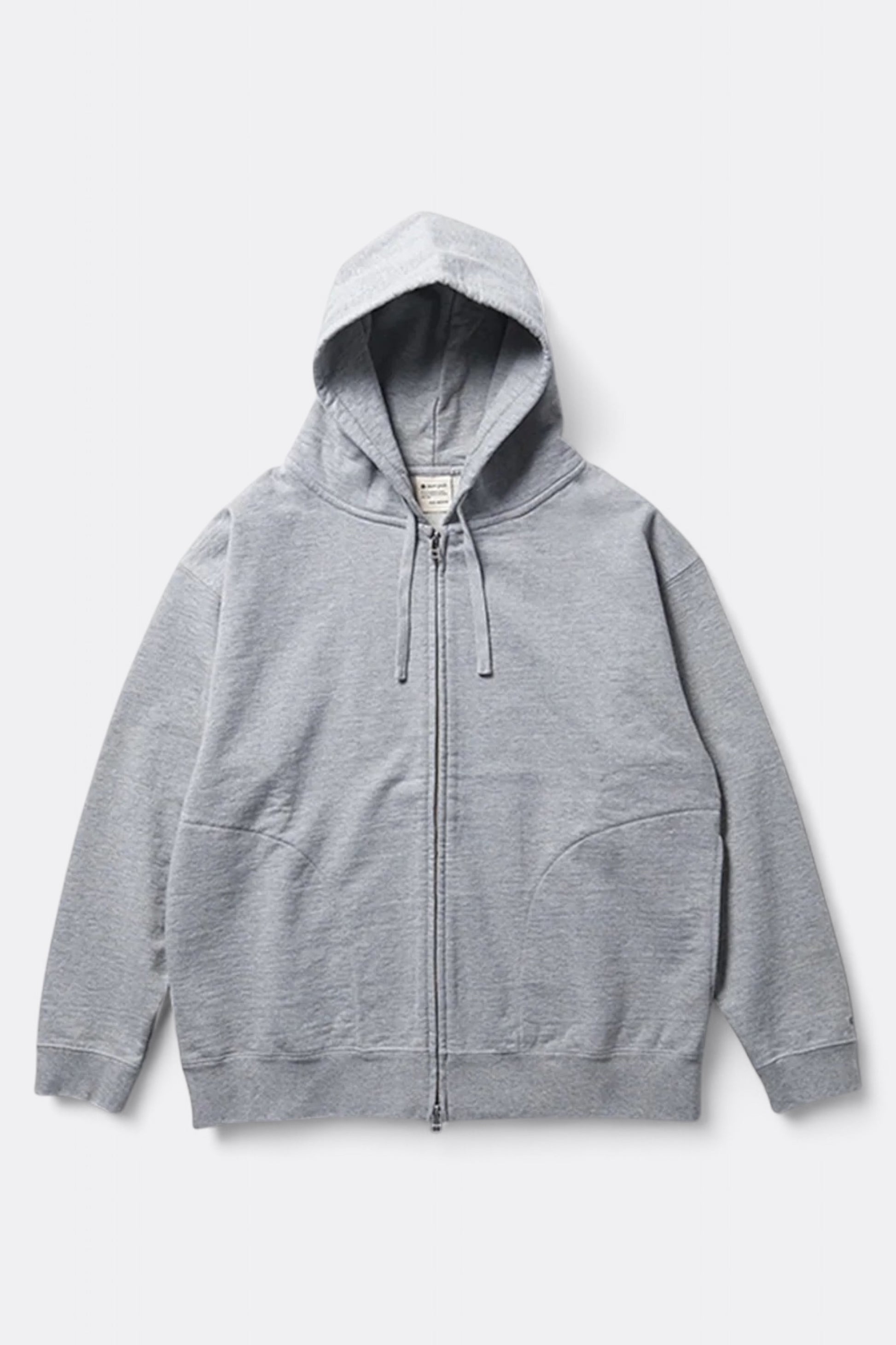 Snow Peak - Recycled Cotton Zip Up Hoodie (Mid Grey)