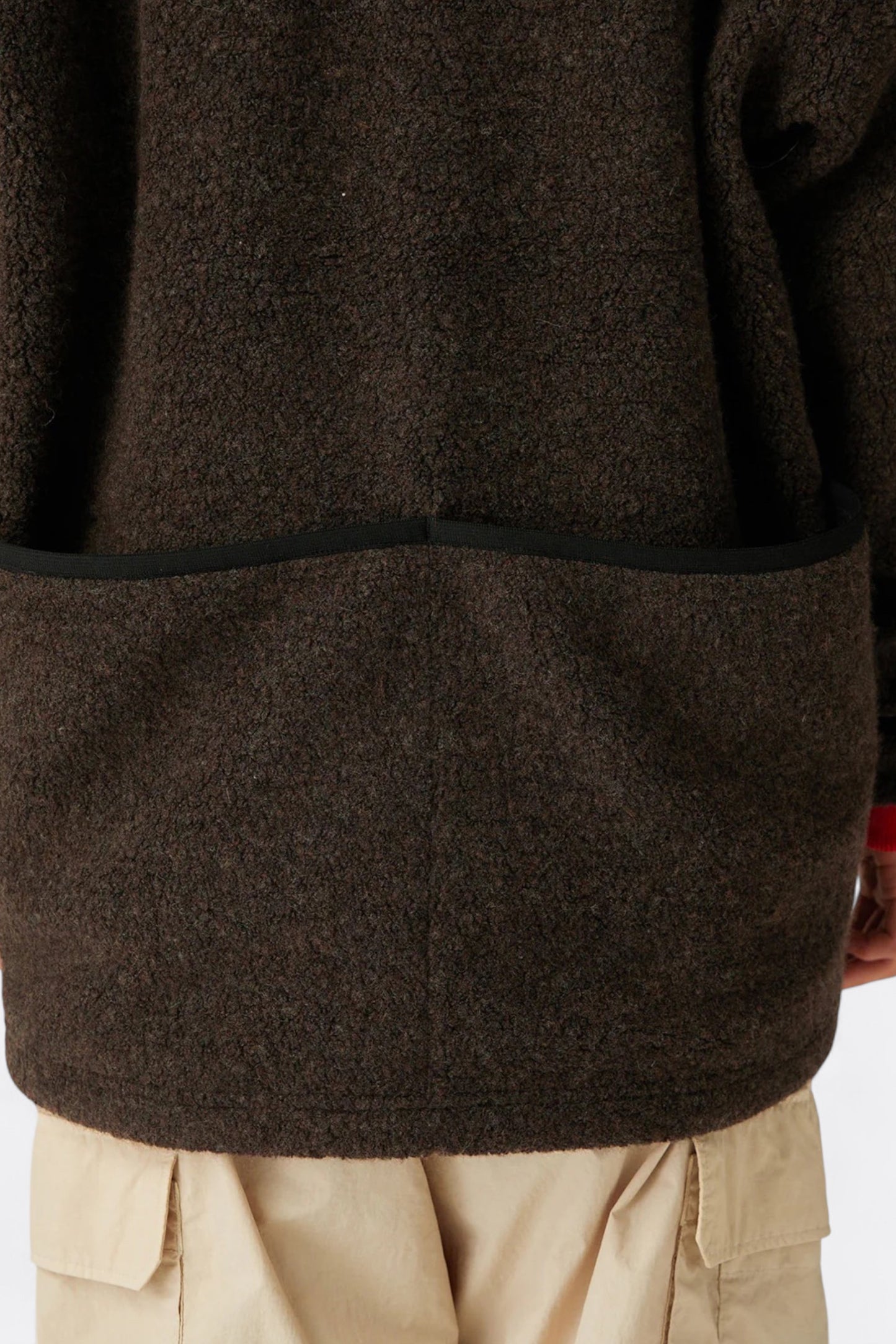 Snow Peak - Recycled Wool Boa Pullover (Dark Brown)