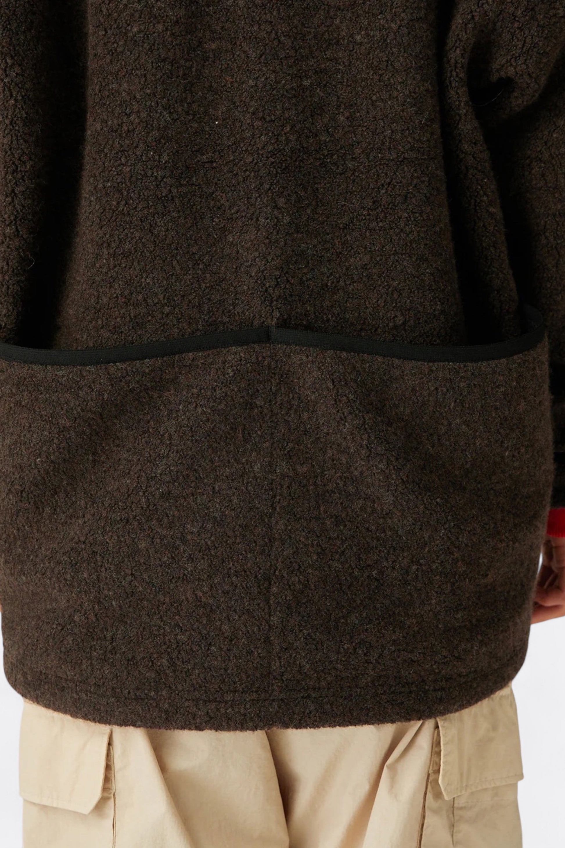 Snow Peak - Recycled Wool Boa Pullover (Dark Brown)