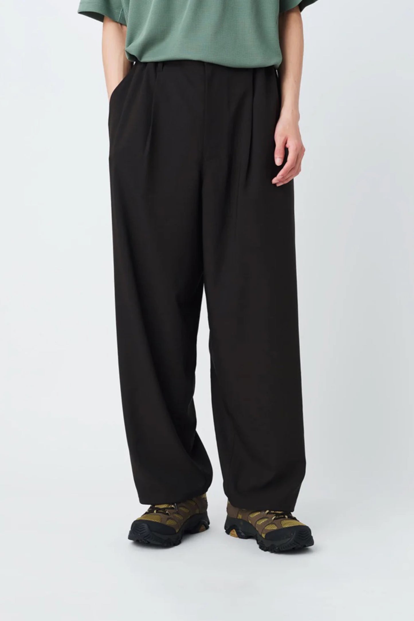 Snow Peak Relax Dry Wide Pant Brown | Pantalon Large Polyester UV | Edgar Bdx