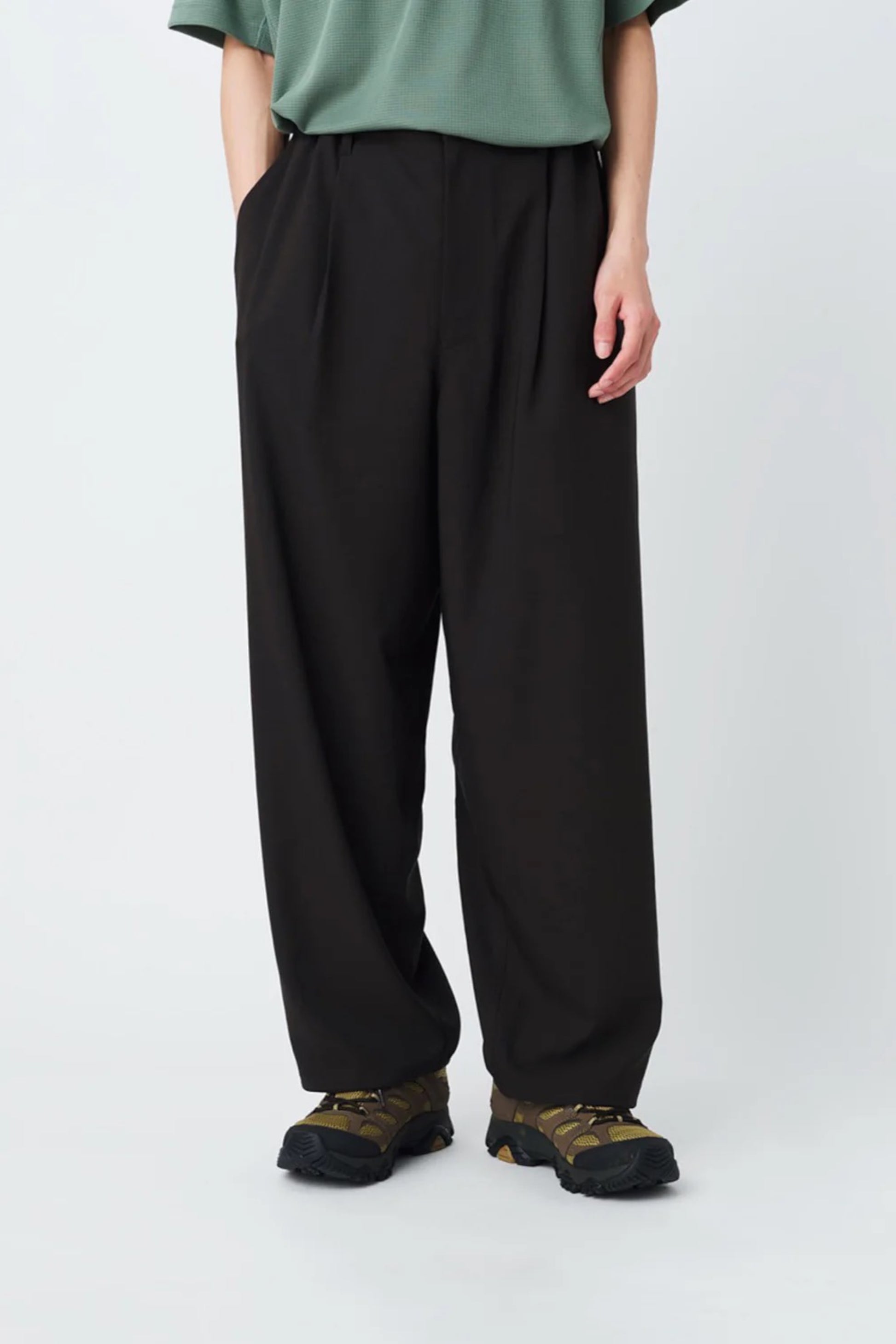 Snow Peak Relax Dry Wide Pant Brown | Pantalon Large Polyester UV | Edgar Bdx