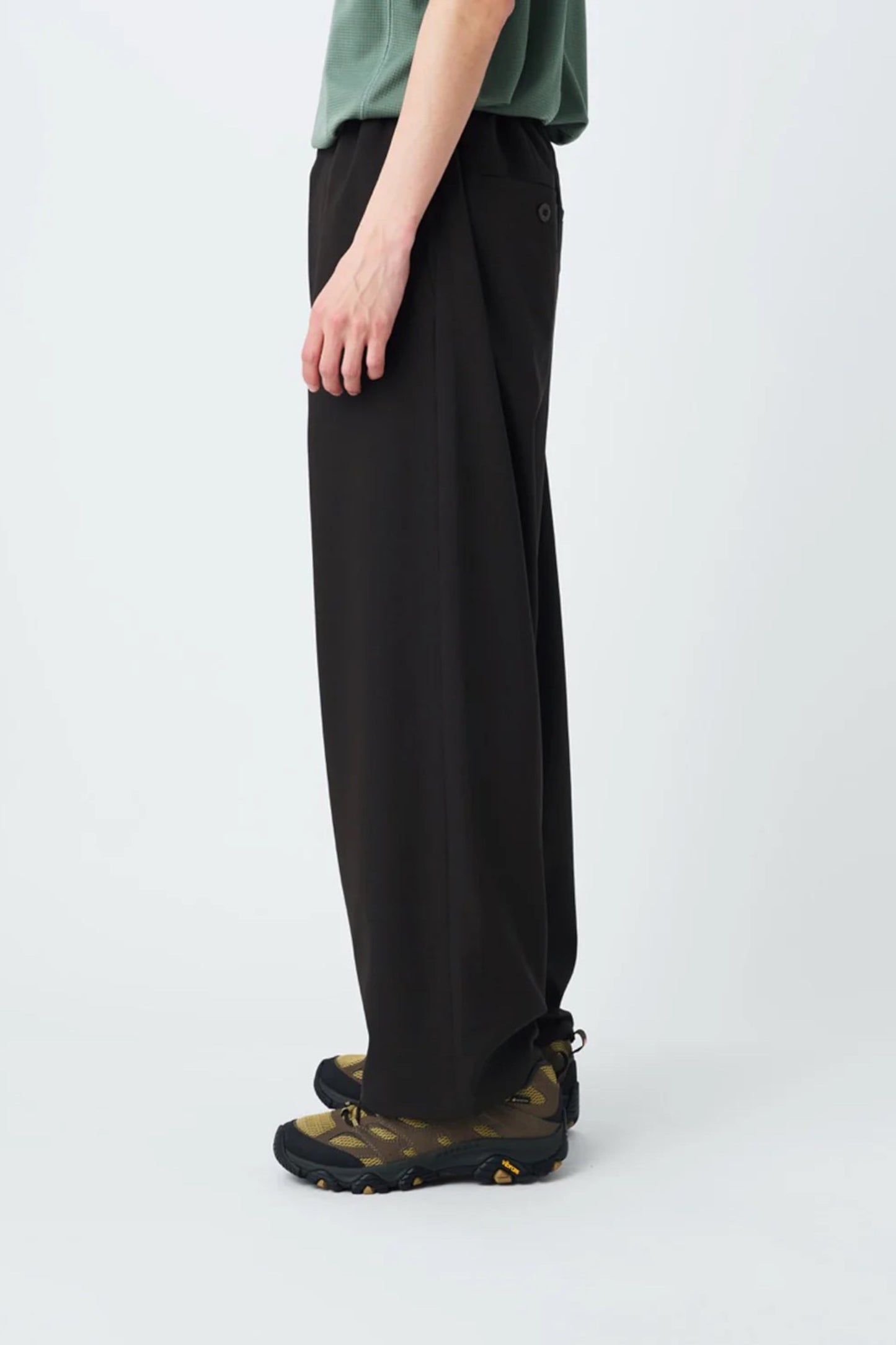 Snow Peak Relax Dry Wide Pant Brown | Pantalon Large Polyester UV | Edgar Bdx