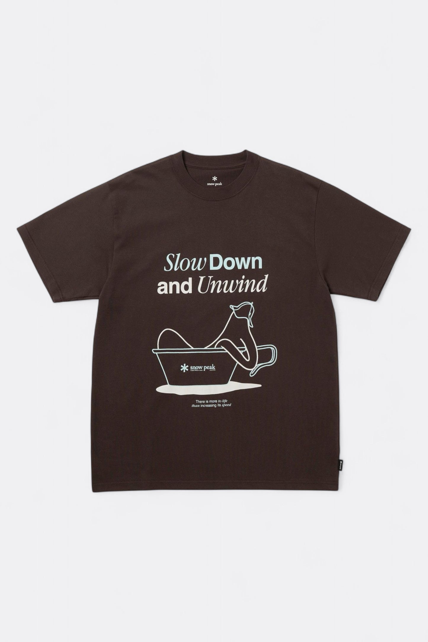 Snow Peak - Relaxation T-Shirt (Dark Brown)