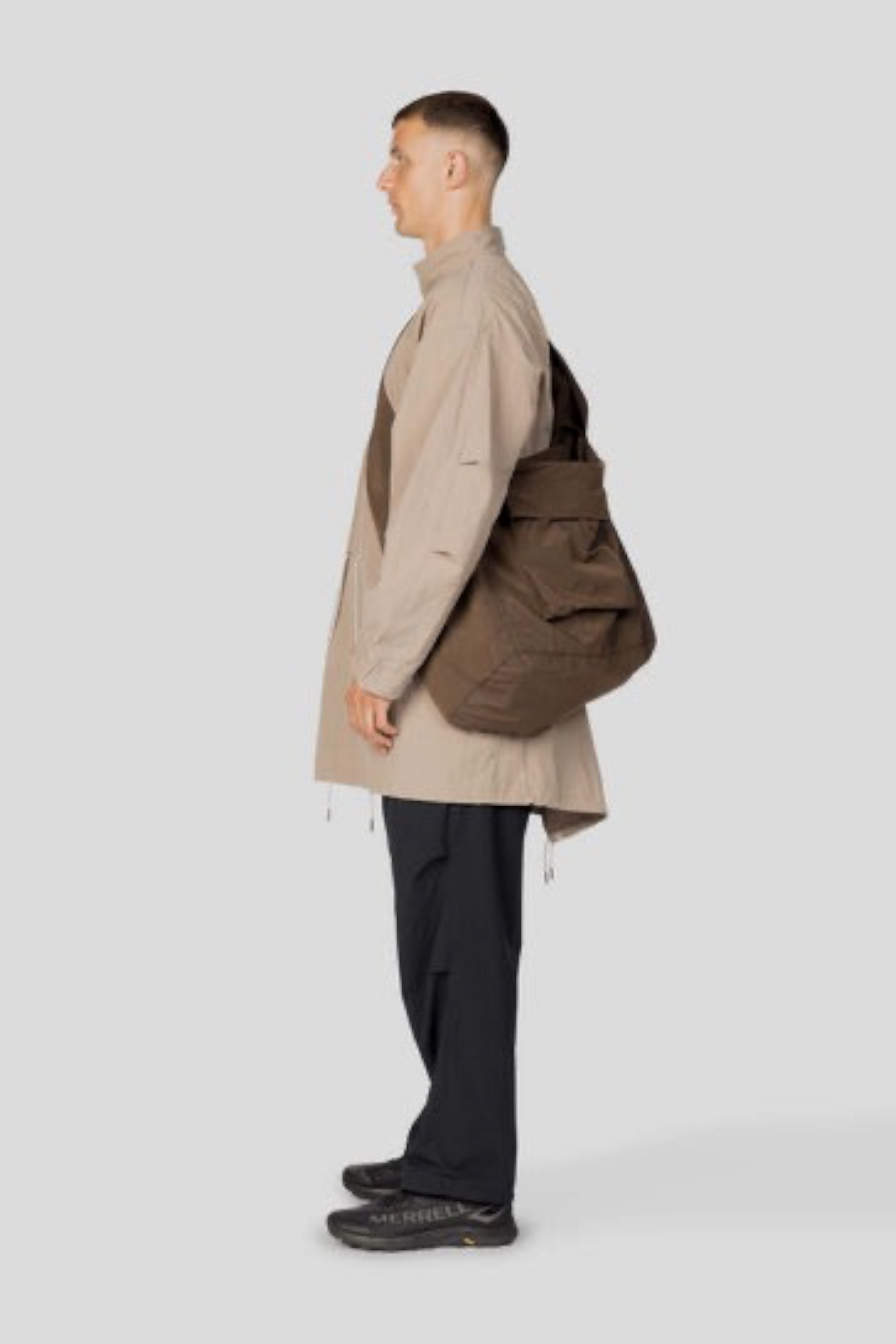 Snow Peak Ripstop Wrap Cross Bag Brown | Sac Bandoulière Nylon Ripstop | Edgar Bdx