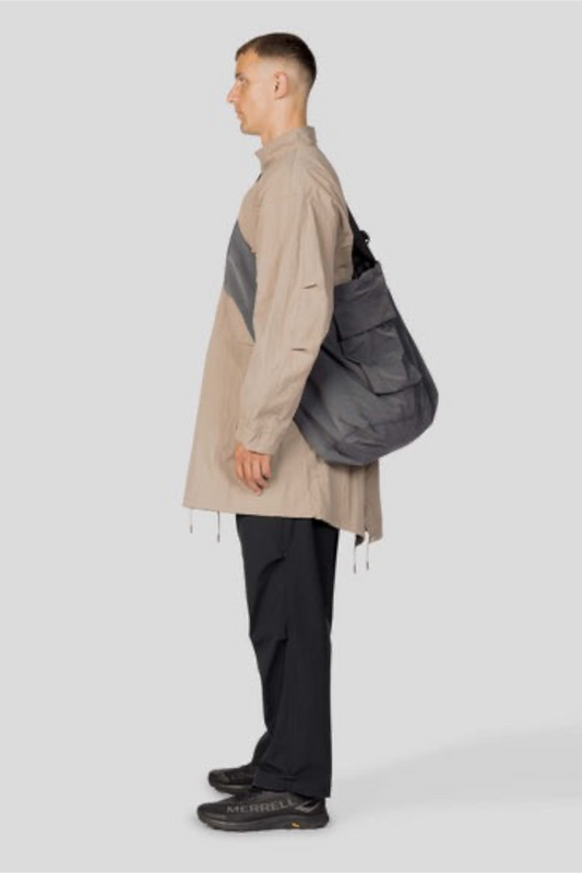 Snow Peak Ripstop Wrap Cross Bag Charcoal | Sac Bandoulière Nylon Ripstop | Edgar Bdx