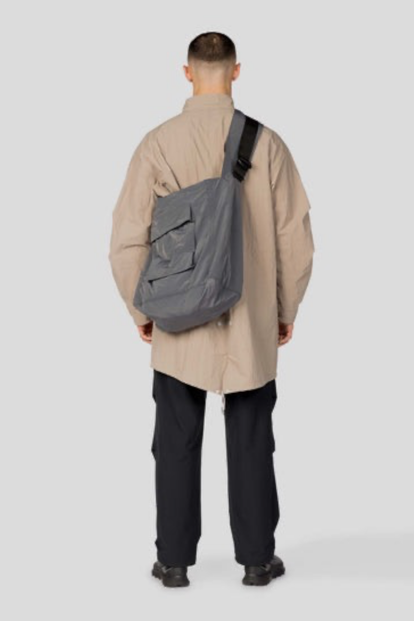Snow Peak Ripstop Wrap Cross Bag Charcoal | Sac Bandoulière Nylon Ripstop | Edgar Bdx