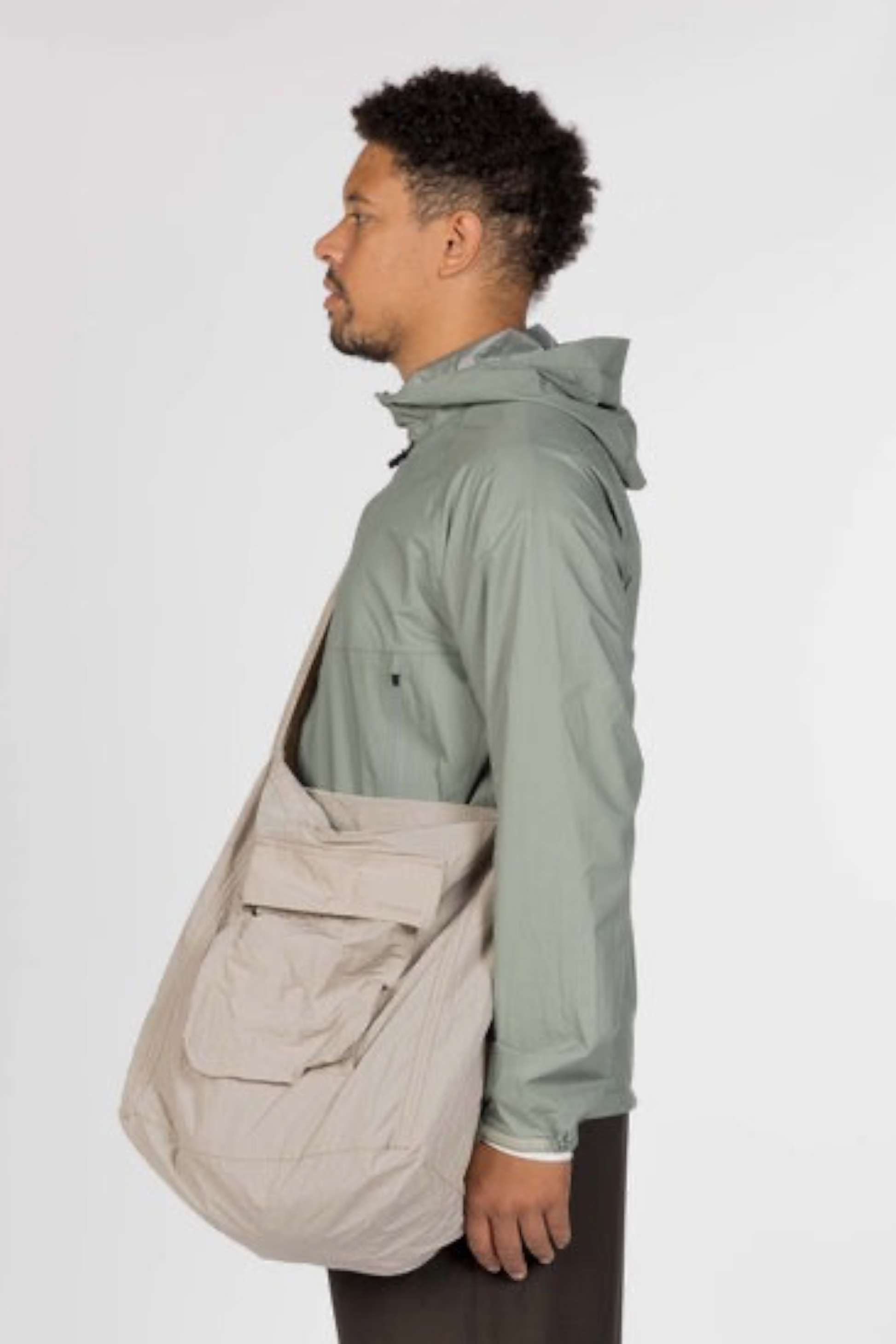 Snow Peak Ripstop Wrap Cross Bag Greige | Sac Bandoulière Nylon Ripstop | Edgar Bdx