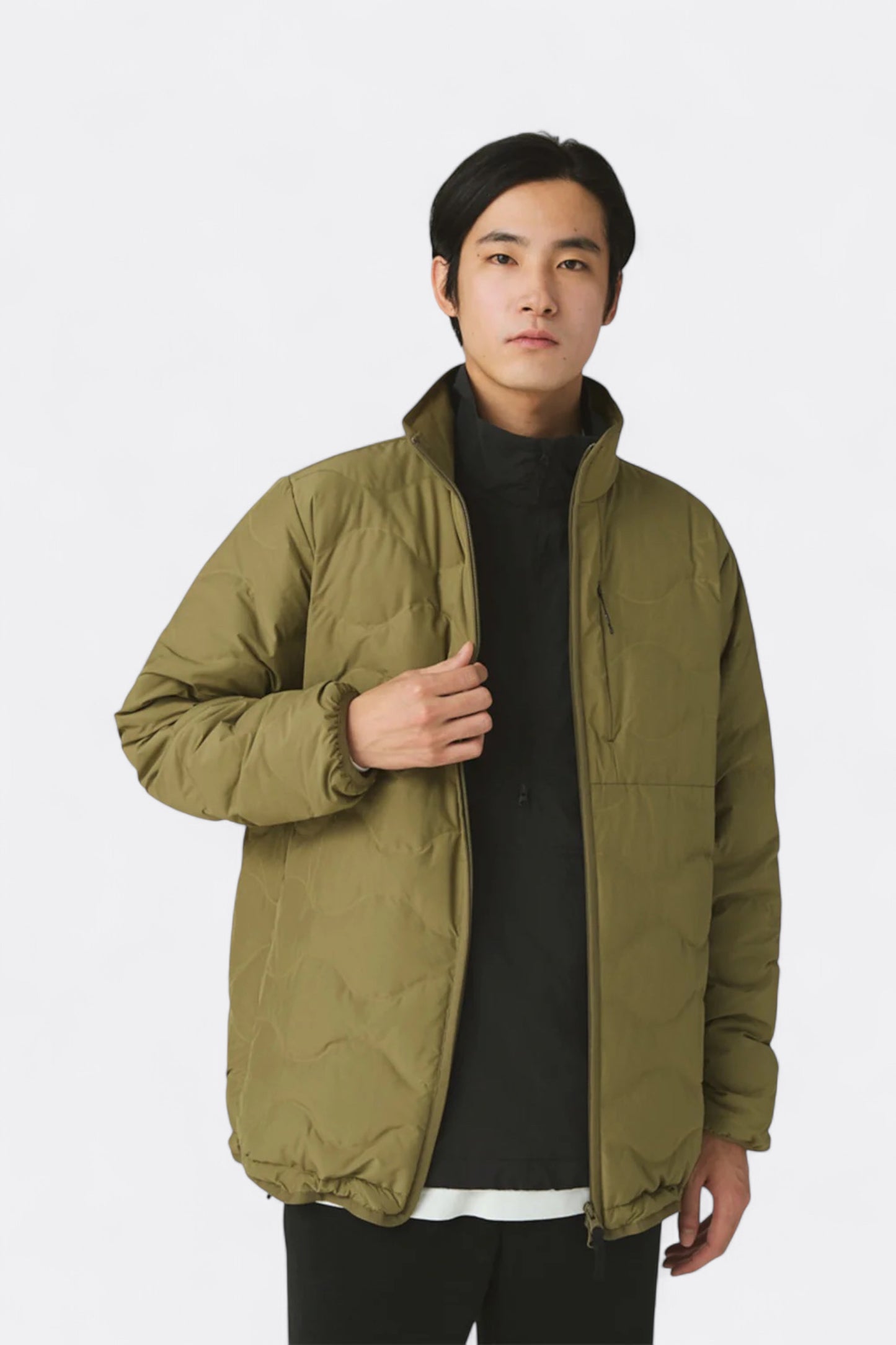 Snow Peak - Seamless Quilted Down Jacket (Olive)