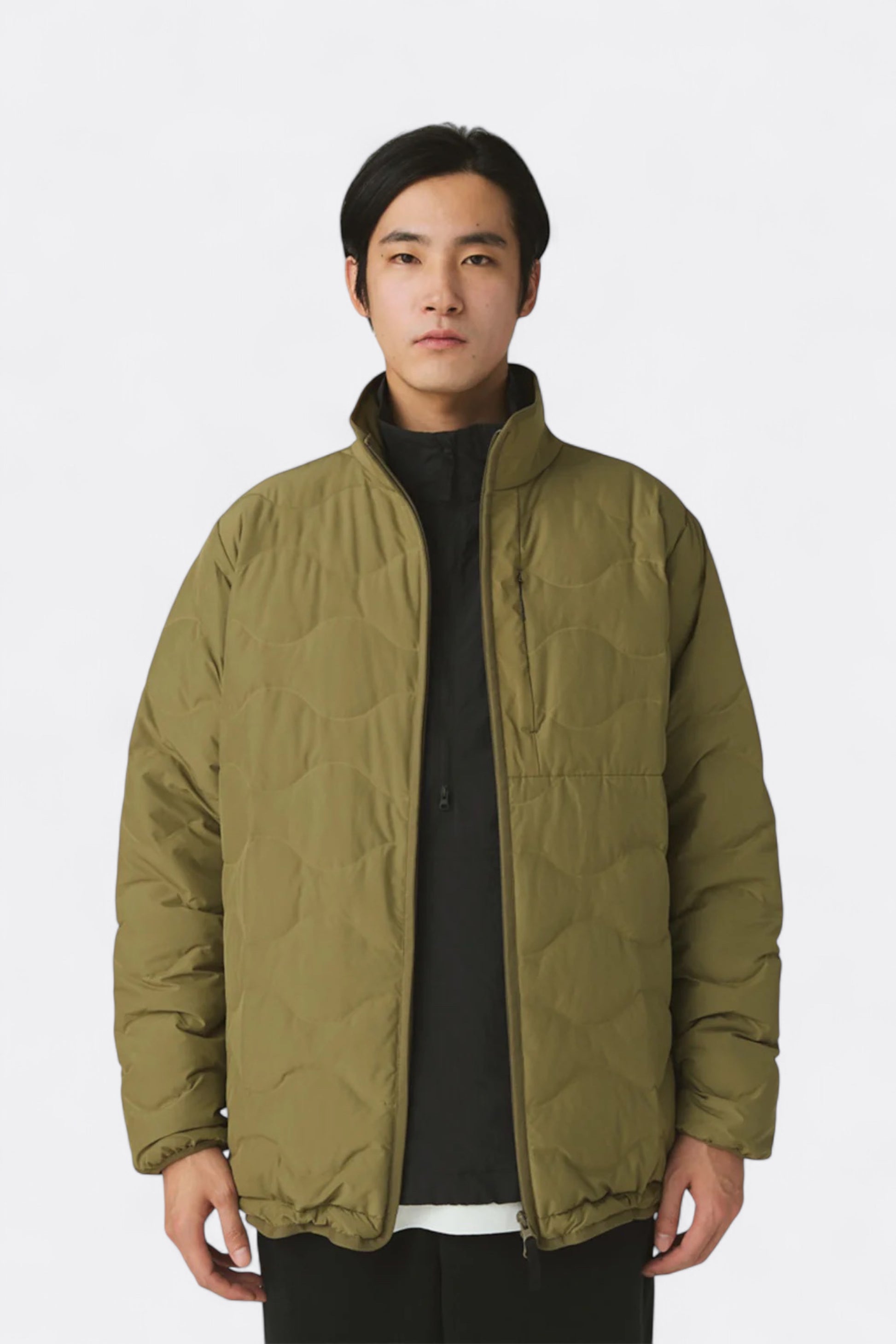Snow Peak - Seamless Quilted Down Jacket (Olive)