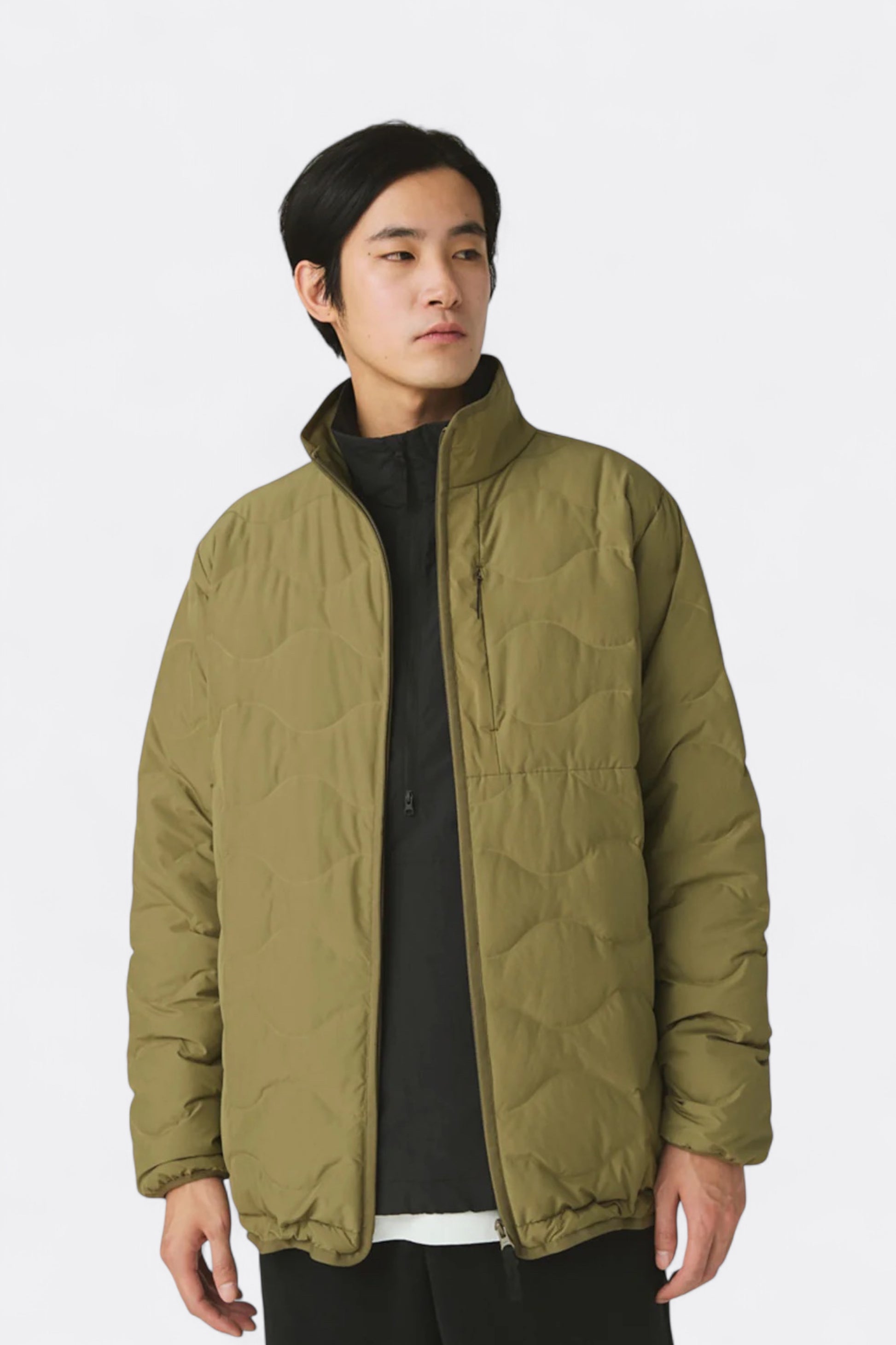 Snow Peak - Seamless Quilted Down Jacket (Olive)