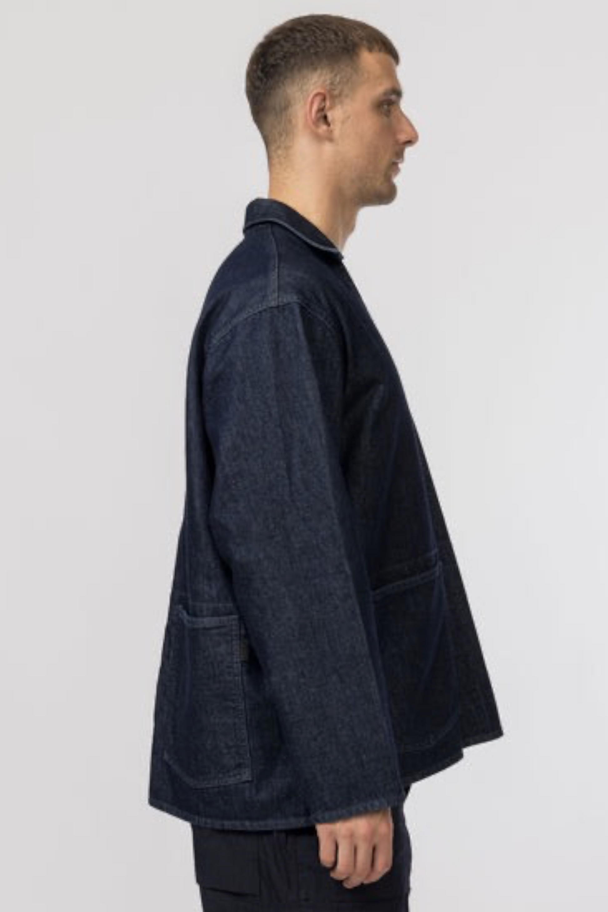 SNOW PEAK TAKIBI Denim Pullover Indigo | Pull Denim Ignifuge Kanekalon® | Edgar Bdx