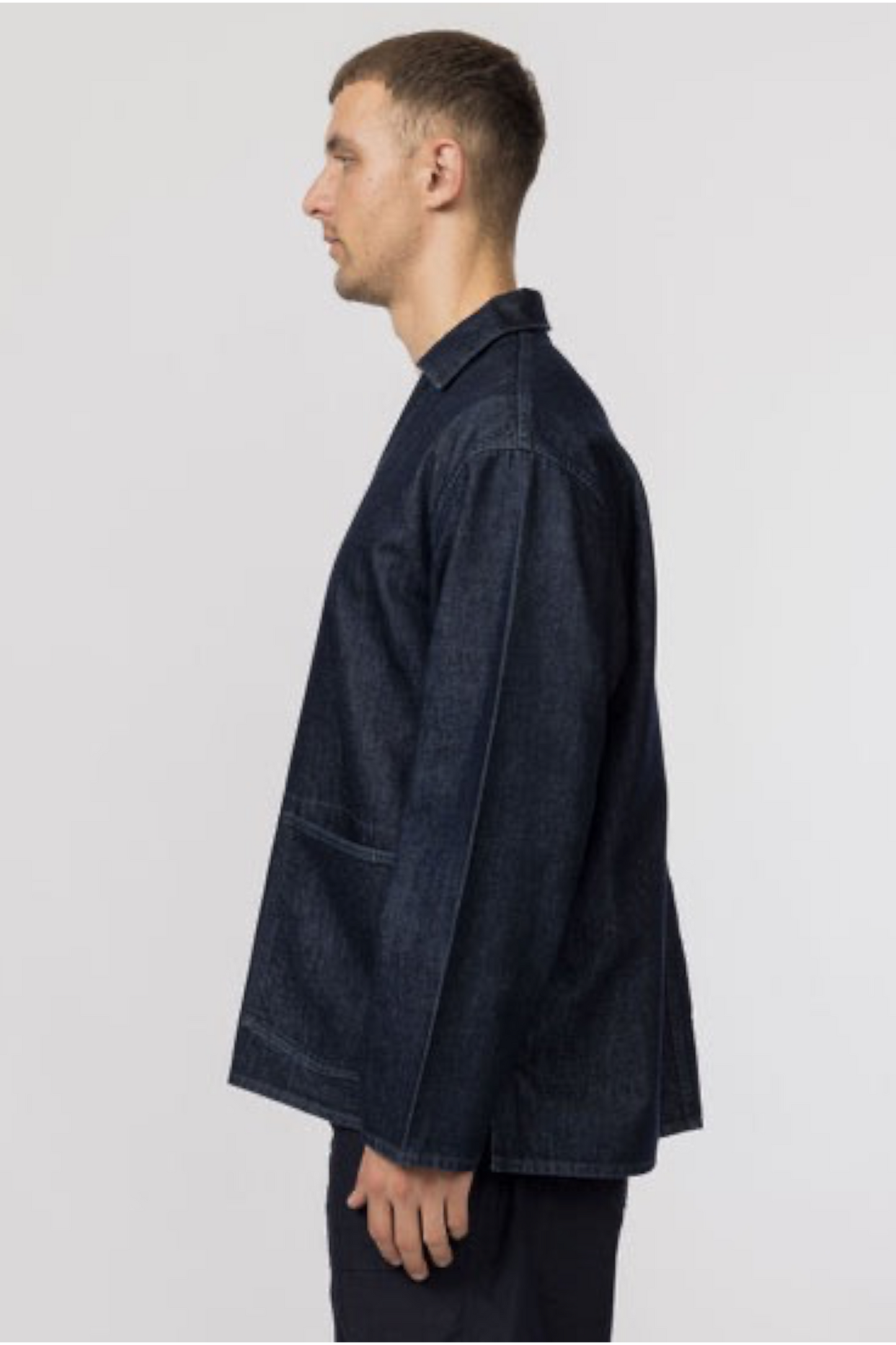 SNOW PEAK TAKIBI Denim Pullover Indigo | Pull Denim Ignifuge Kanekalon® | Edgar Bdx