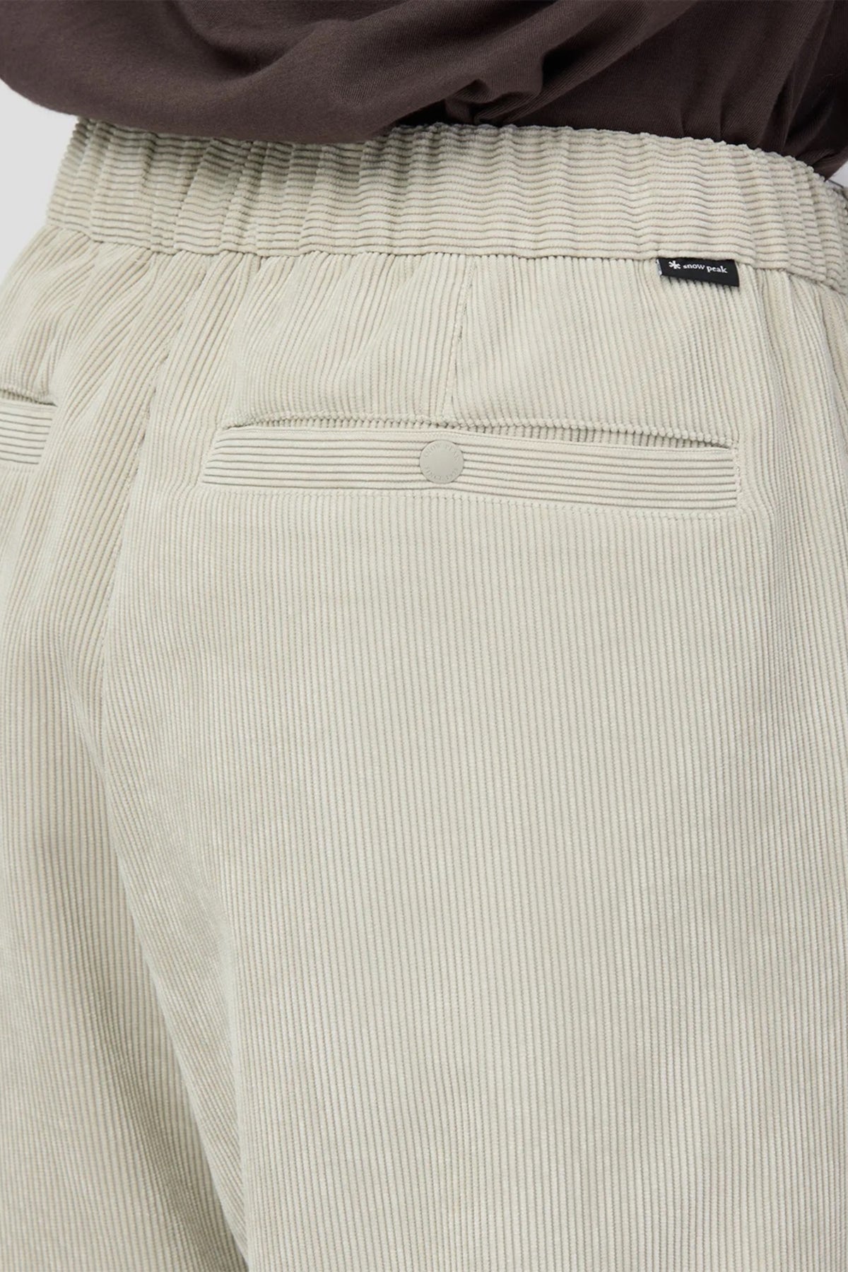 SNOW PEAK Technical Corduroy Pant Ivory | Pantalon | Edgar Bdx