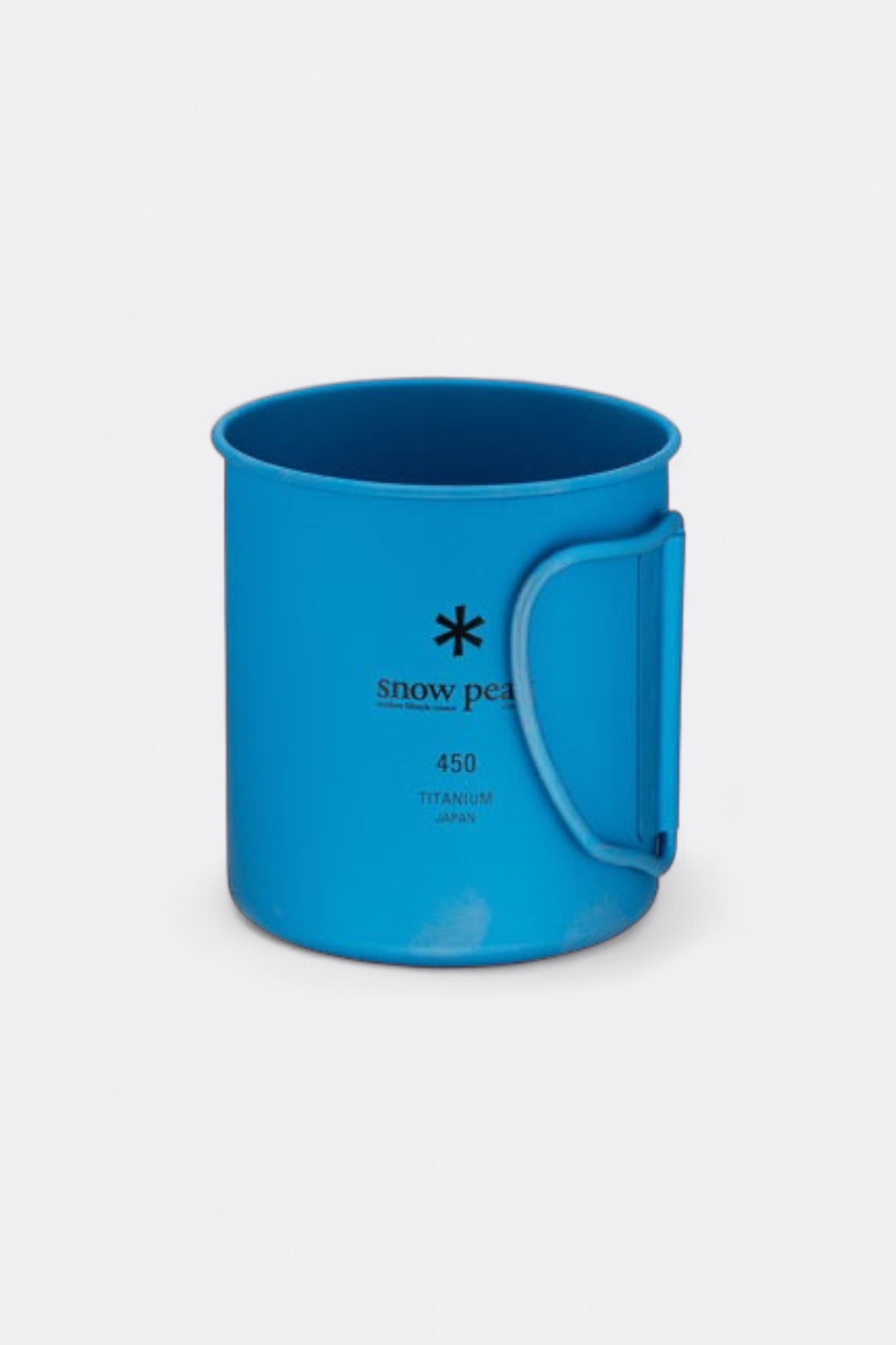 Snow Peak - Titanium Single Wall 450 Coloured Mug (Blue)