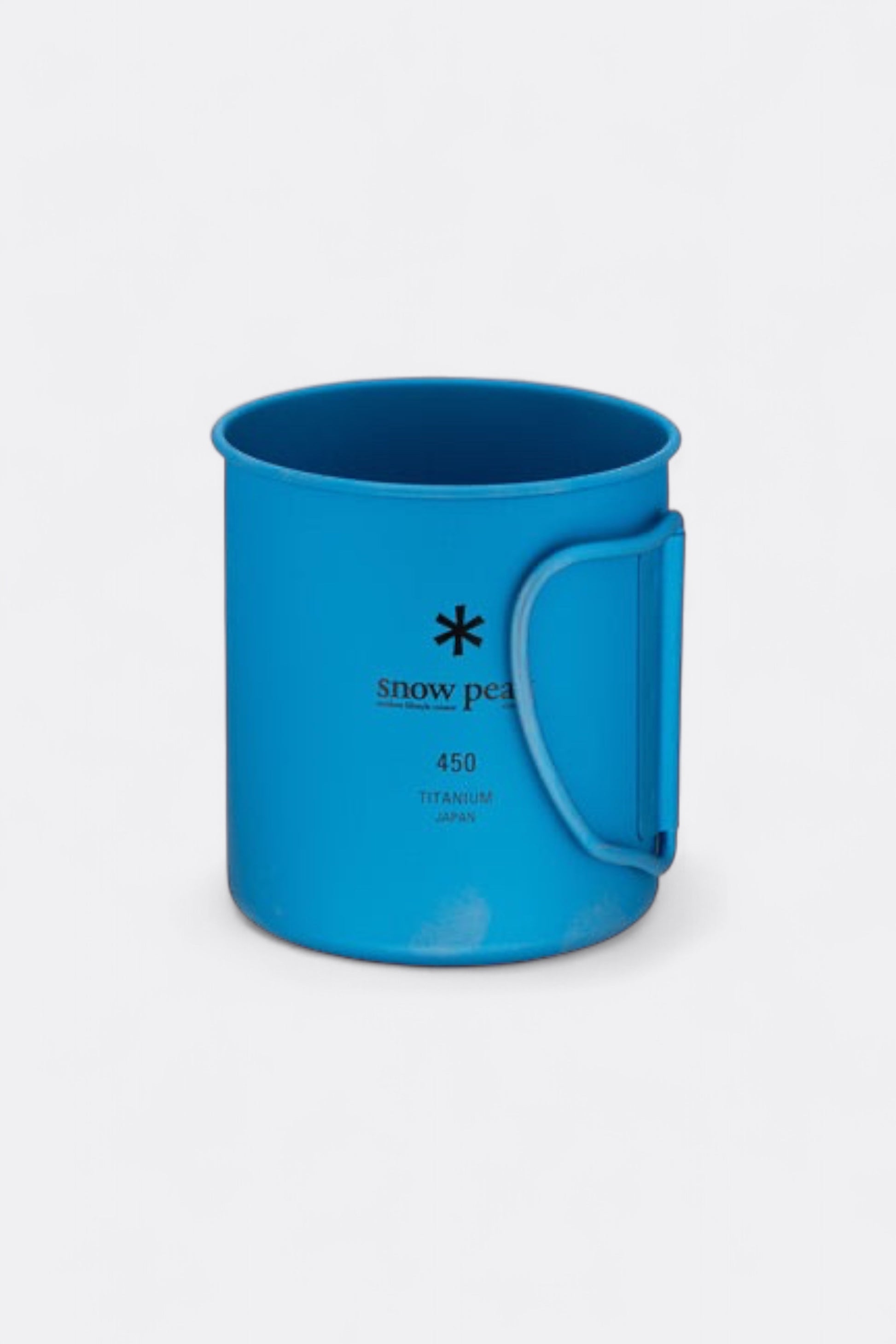 Snow Peak - Titanium Single Wall 450 Coloured Mug (Blue)