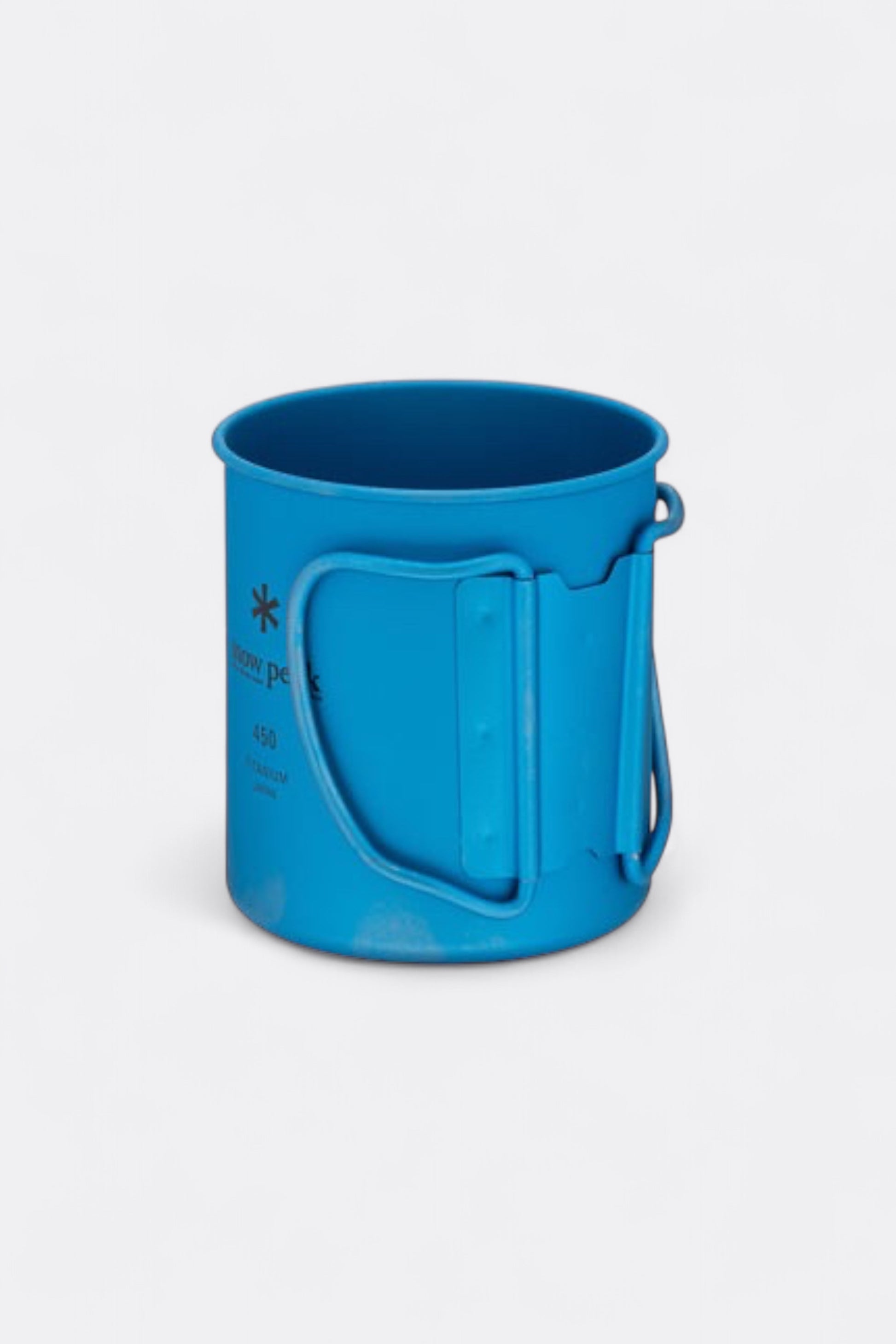 Snow Peak - Titanium Single Wall 450 Coloured Mug (Blue)