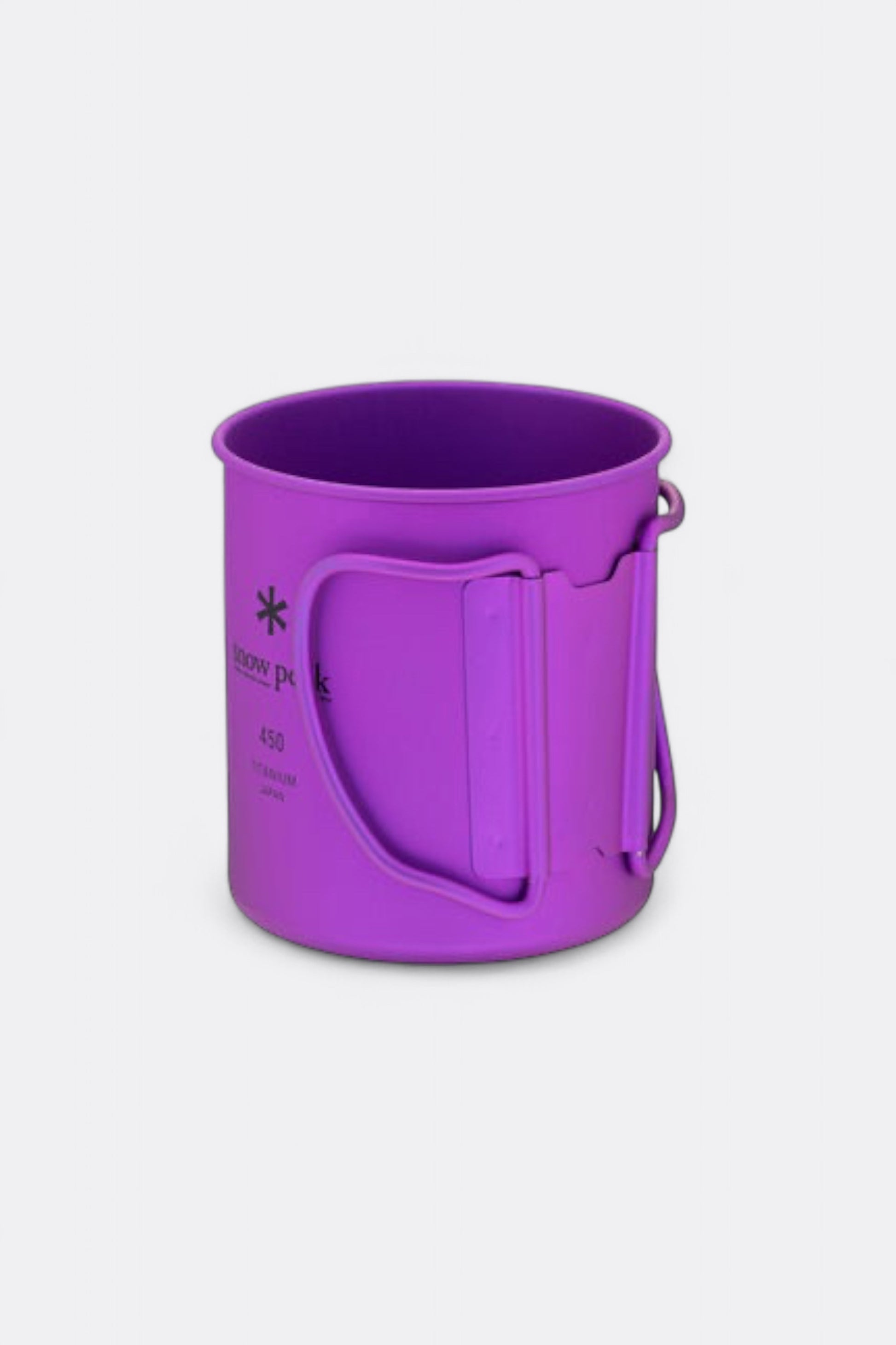 Snow Peak - Titanium Single Wall 450 Coloured Mug (Purple)