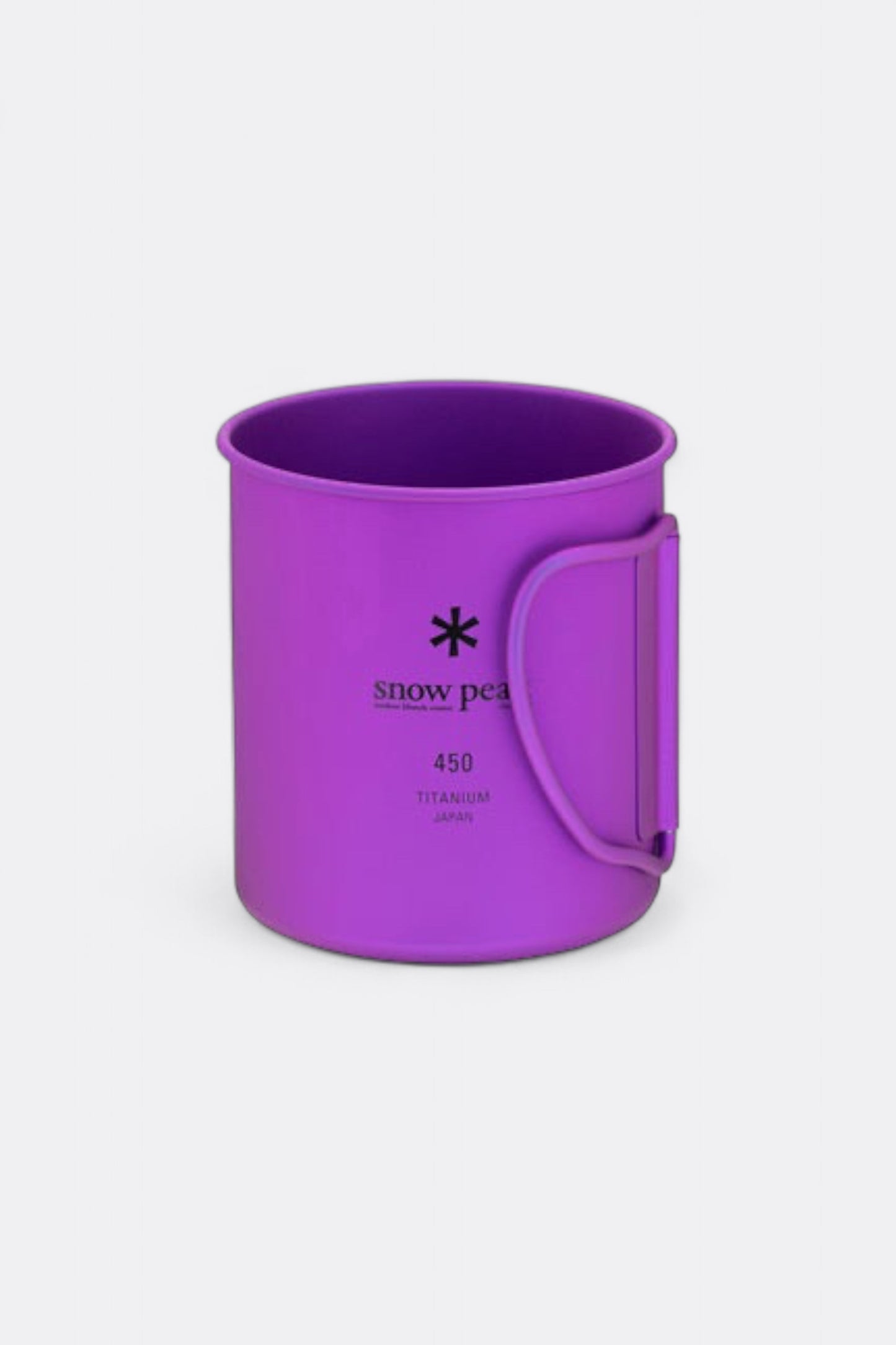 Snow Peak - Titanium Single Wall 450 Coloured Mug (Purple)