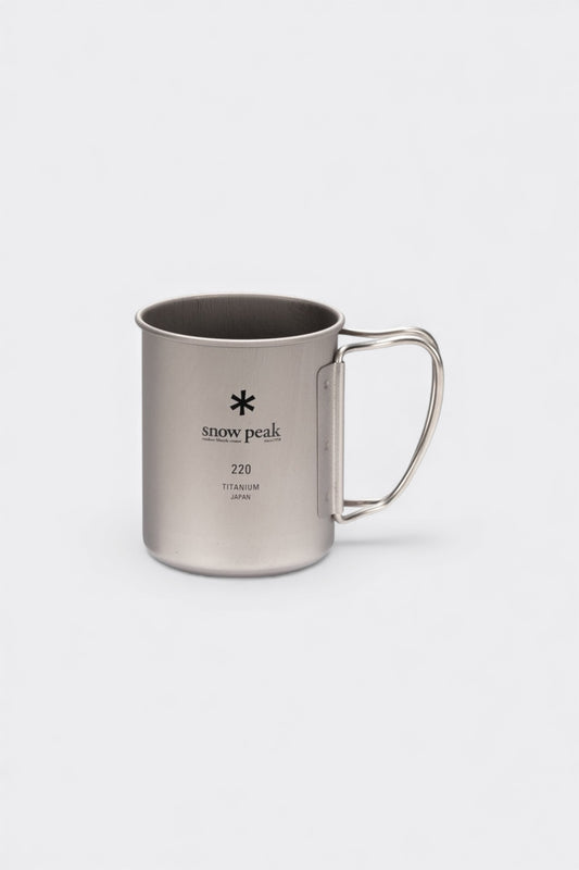Snow Peak - Titanium Single Wall Mug 220