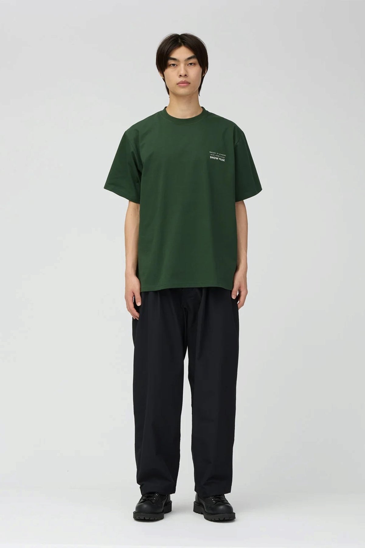 SNOW PEAK Wool Nylon Taffeta Trousers Black | Pantalon | Edgar Bdx