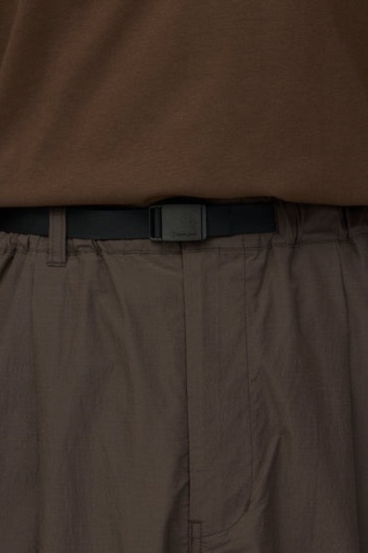 SNOW PEAK Wool Nylon Taffeta Trousers Dark Brown |Pantalon| Edgar Bdx