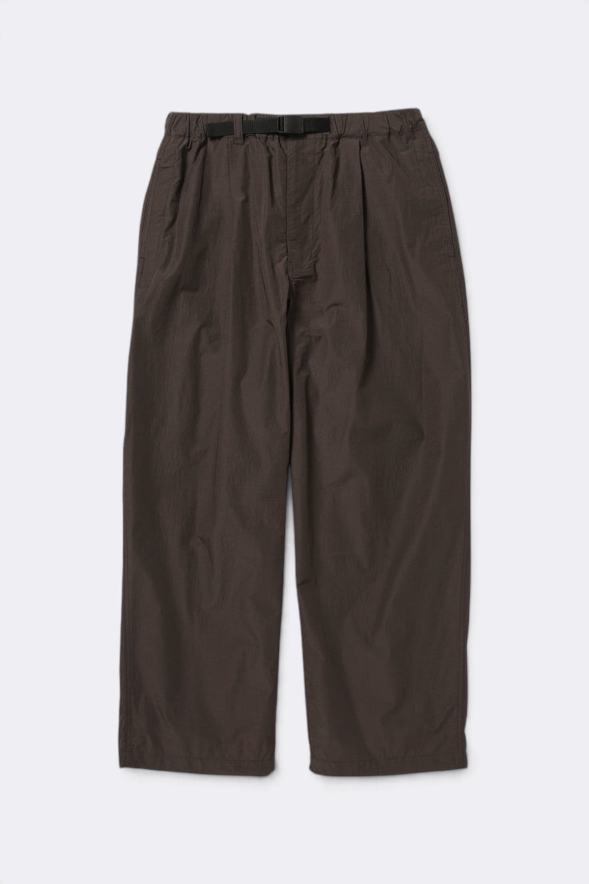 SNOW PEAK Wool Nylon Taffeta Trousers Dark Brown |Pantalon| Edgar Bdx