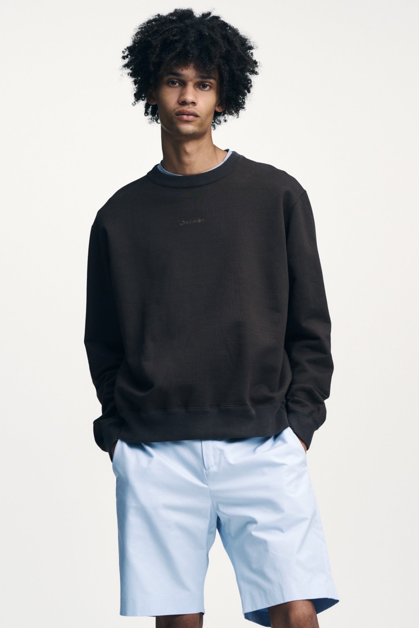 Sophnet Embroidery Sweatshirt Brown | Sweat French Terry Japon | Edgar Bdx
