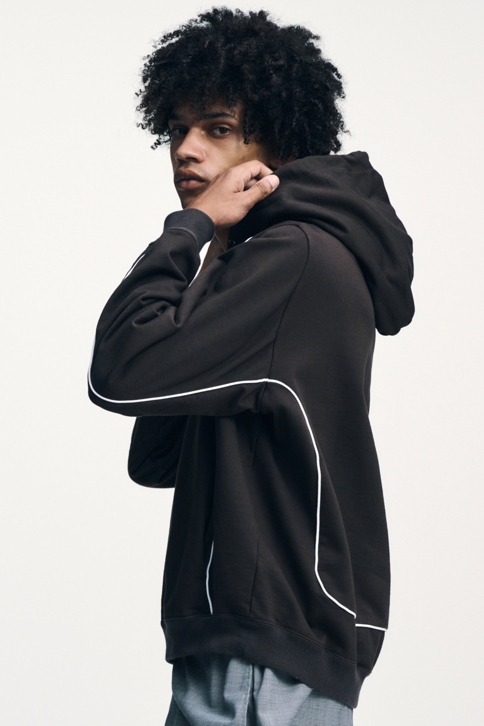 Sophnet Football Sweat Hoodie Black | Hoodie French Terry Japon | Edgar Bdx