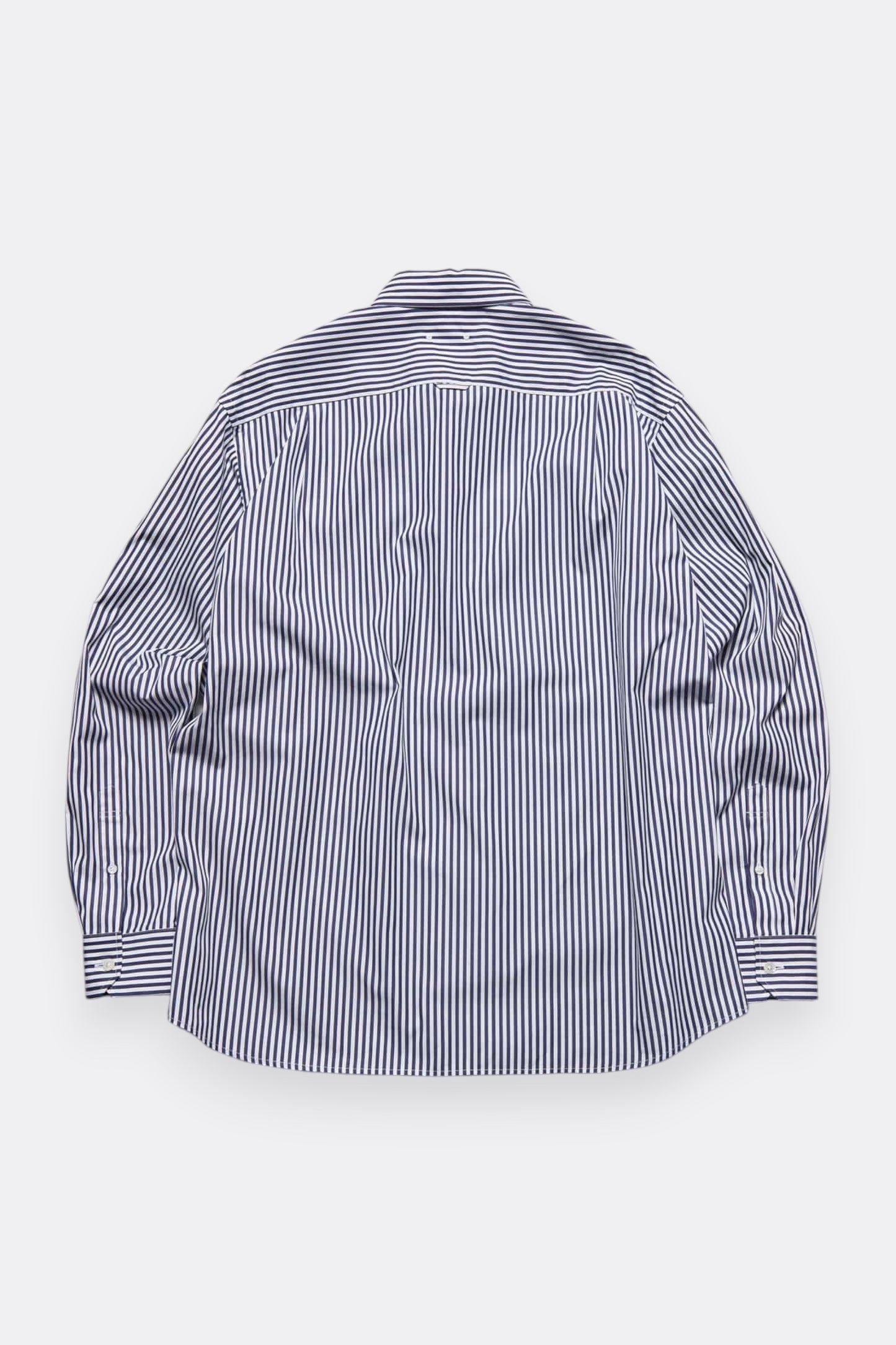 Sophnet Suvin Giza Relax-Fit Shirt Navy Stripe | Chemise Coton Rare | Edgar Bdx