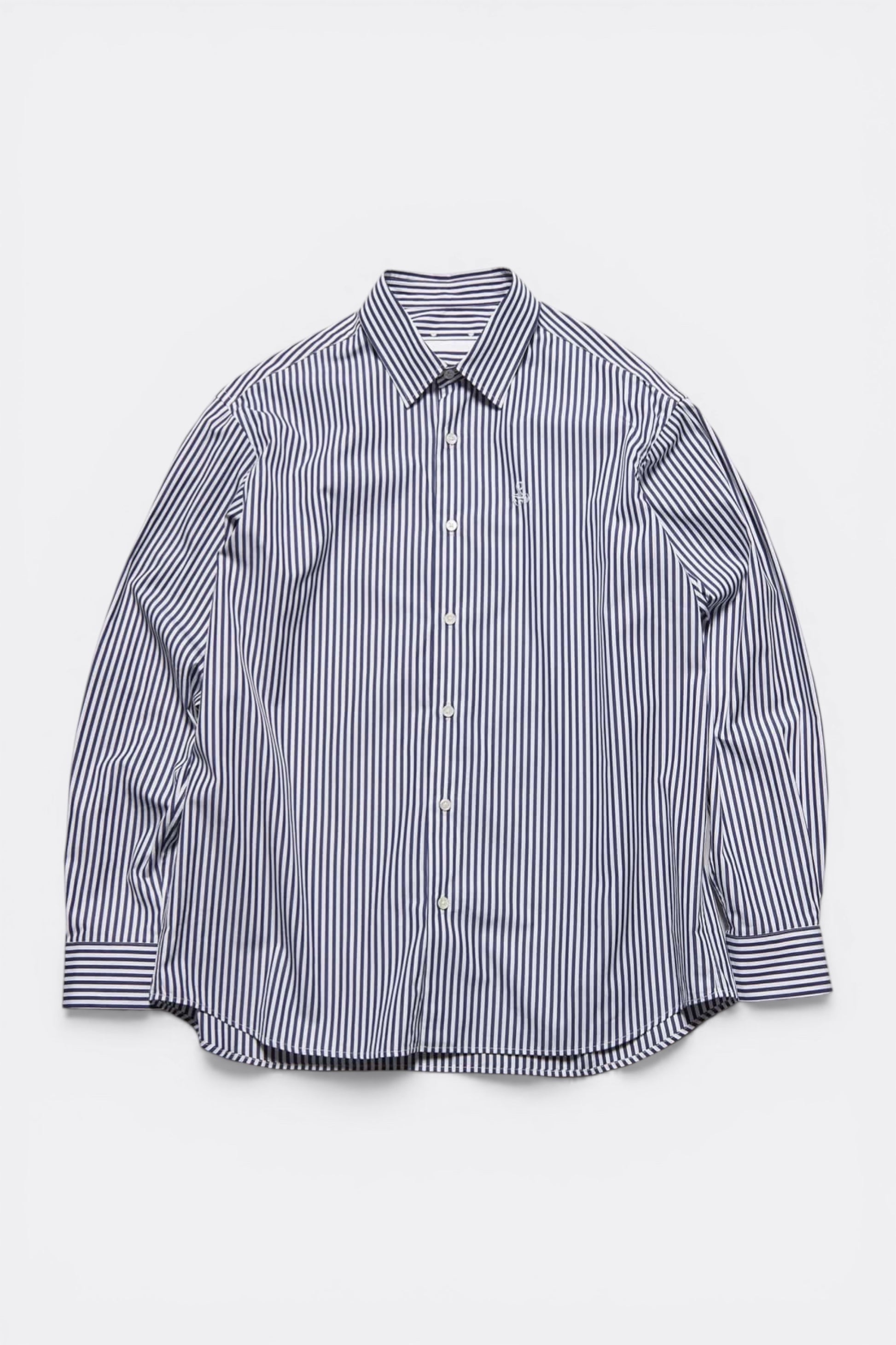 Sophnet Suvin Giza Relax-Fit Shirt Navy Stripe | Chemise Coton Rare | Edgar Bdx