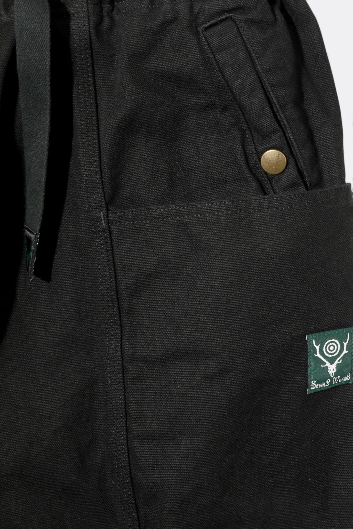 South2 West8 - Belted C.S Pant 11.5oz Canvas (Black)