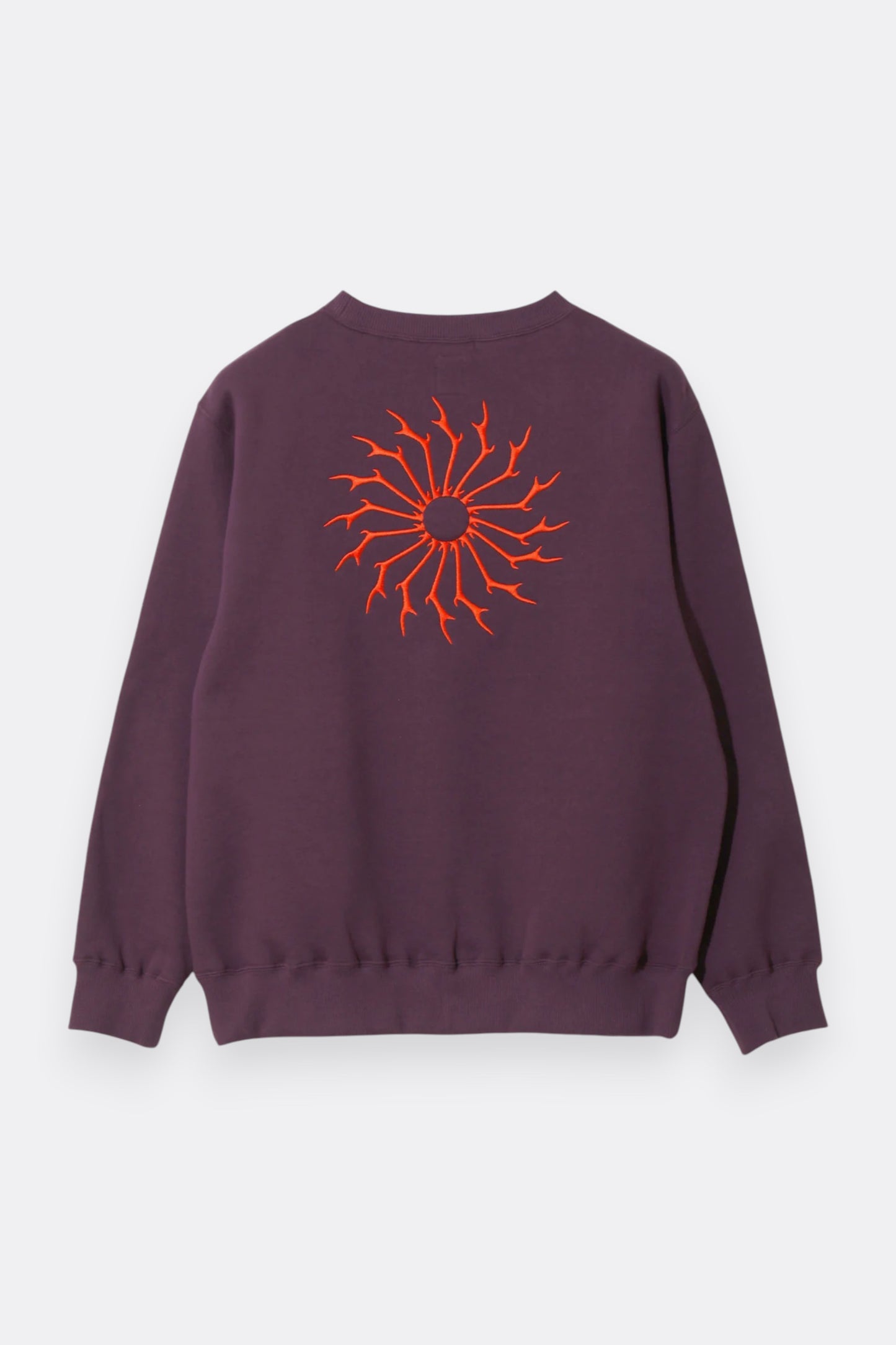 South2 West8 Crew Neck Sweat Shirt French Terry Purple | Sweat | Edgar Bdx