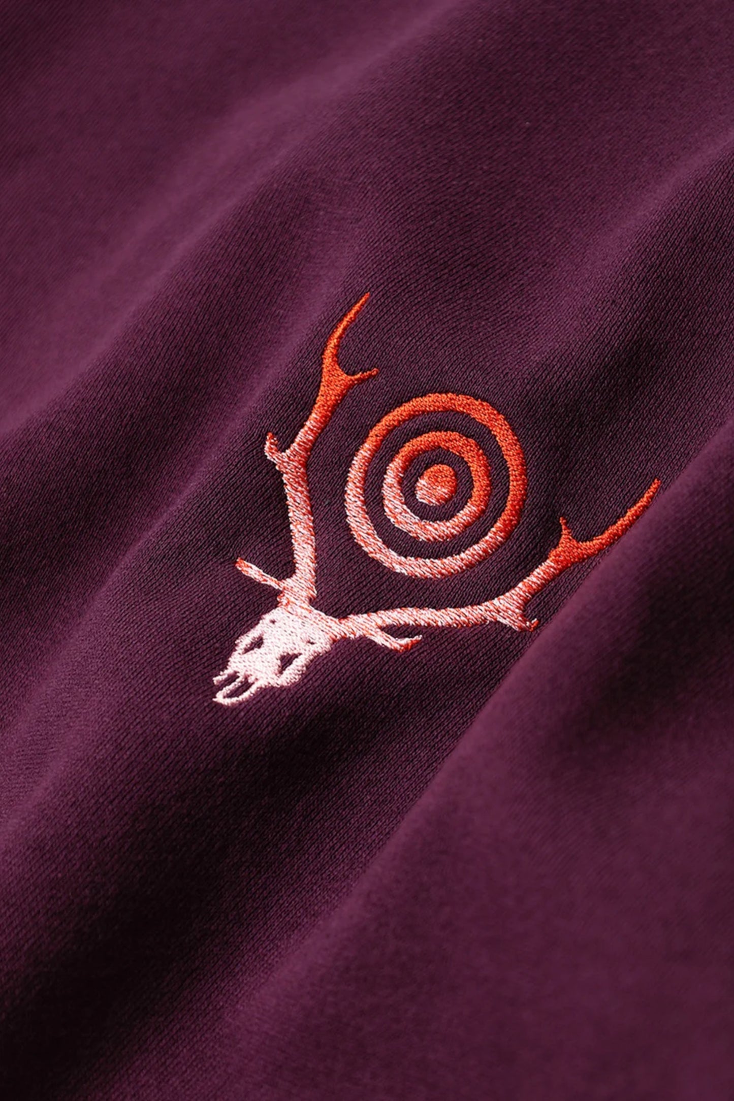 South2 West8 Crew Neck Sweat Shirt French Terry Purple | Sweat | Edgar Bdx