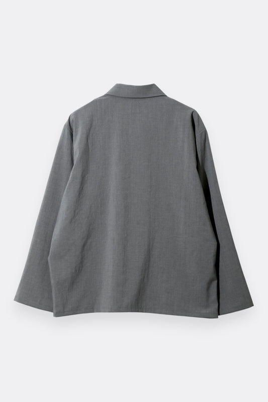 South2 West8 Hunting Shirt Poly Oxford Grey | Chemise Outdoor Légère | Edgar Bdx