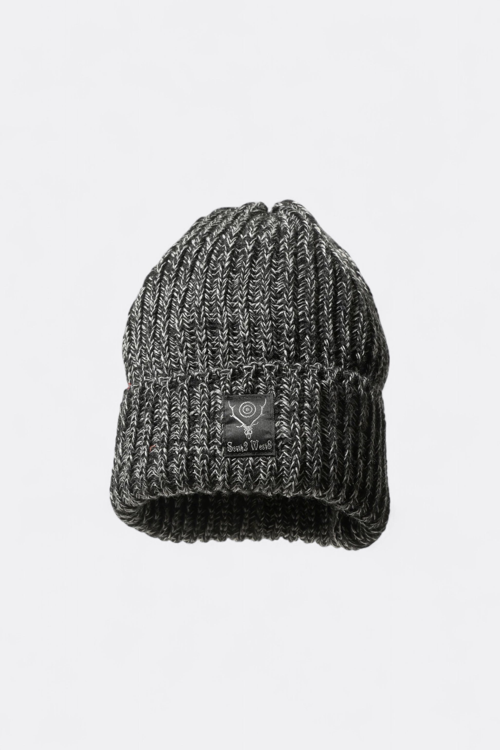 South2 West8 - Knit Watch Cap Wool Blend (Black)