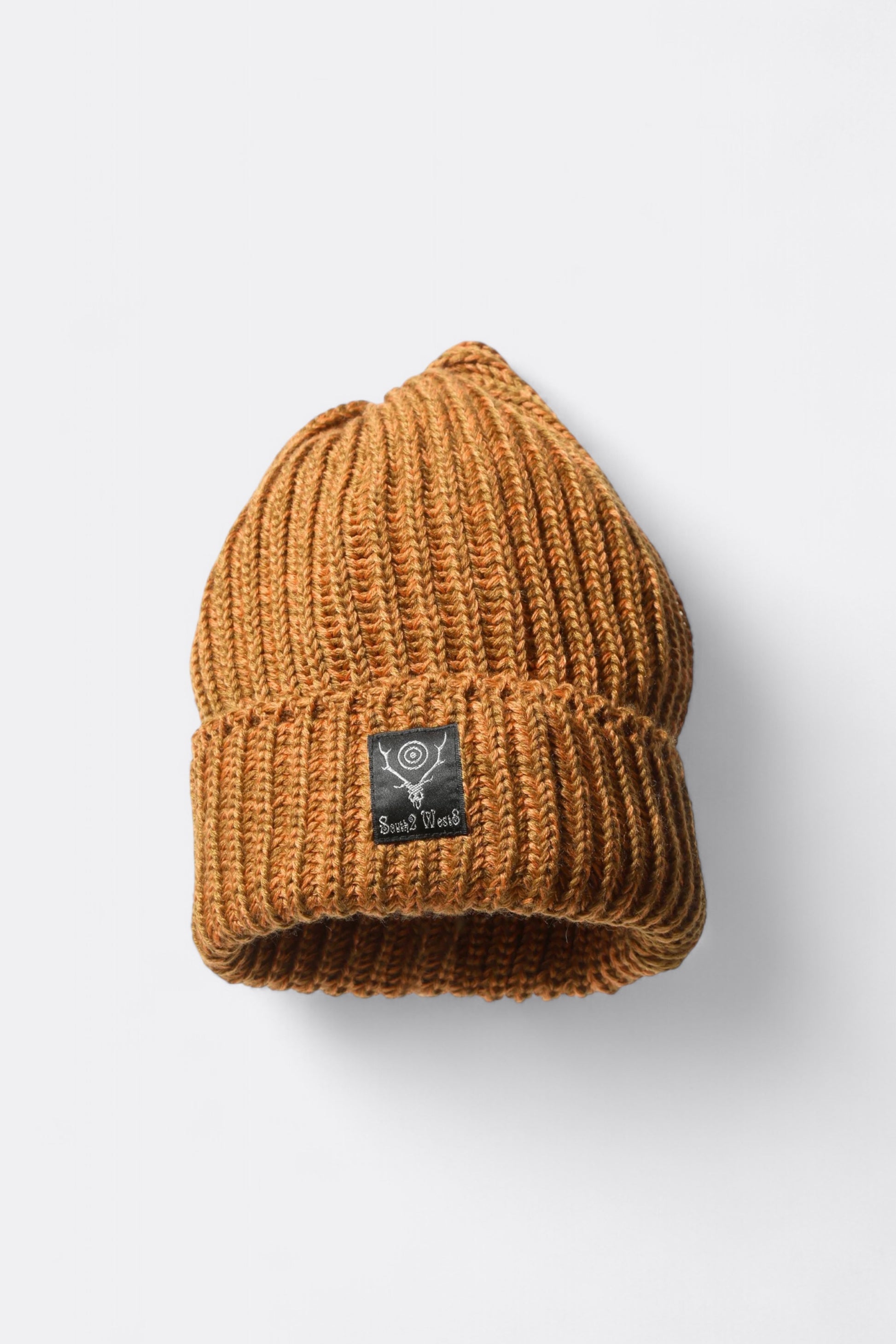 South2 West8 - Knit Watch Cap Wool Blend (Brown)
