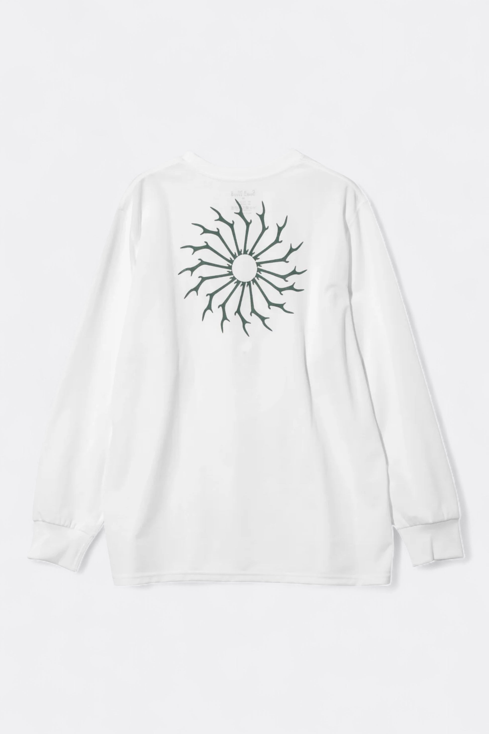 South2 West8 - L/S Round Pocket Tee Circle Horn (White)