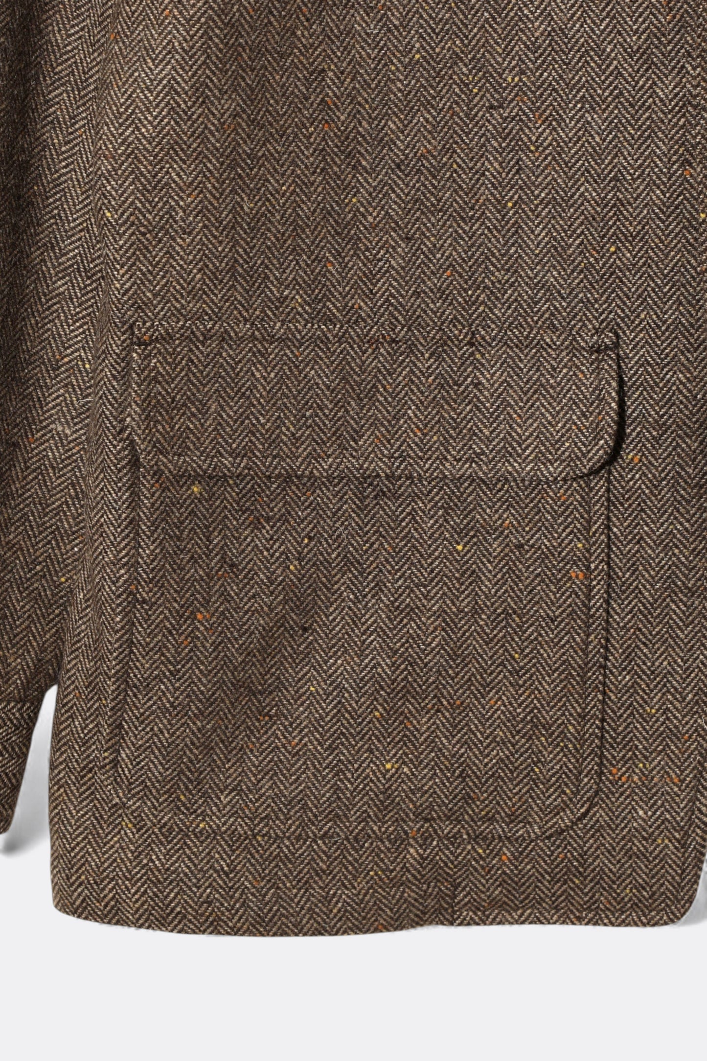 South2 West8 - Pen Jacket Wool Nep Tweed (Brown)