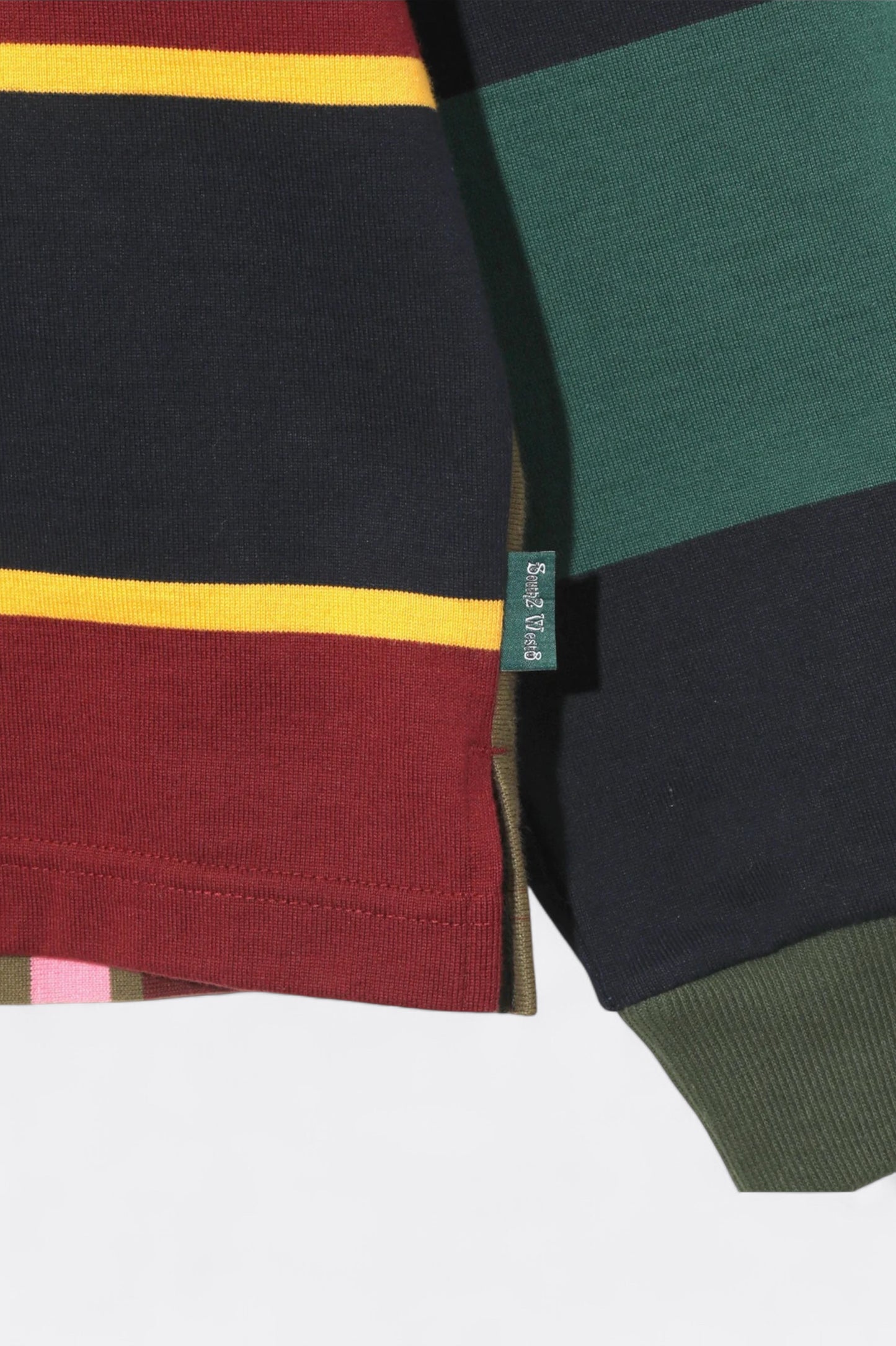 South2 West8 - Rugger Shirt Cotton Plainstitch (Crazy Pattern B)