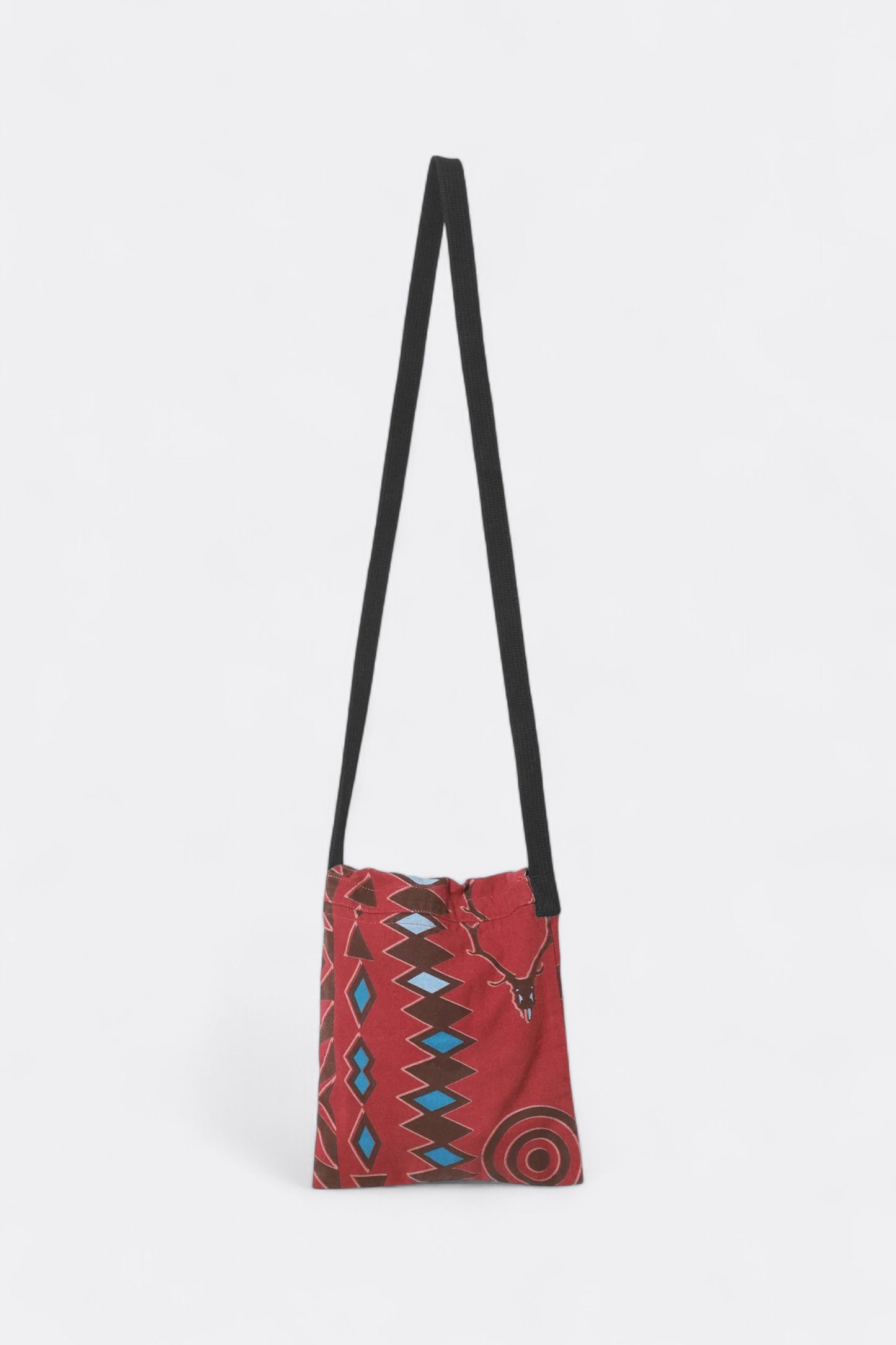 South2 West8 - String Bag Flannel Cloth (Skull & Target)