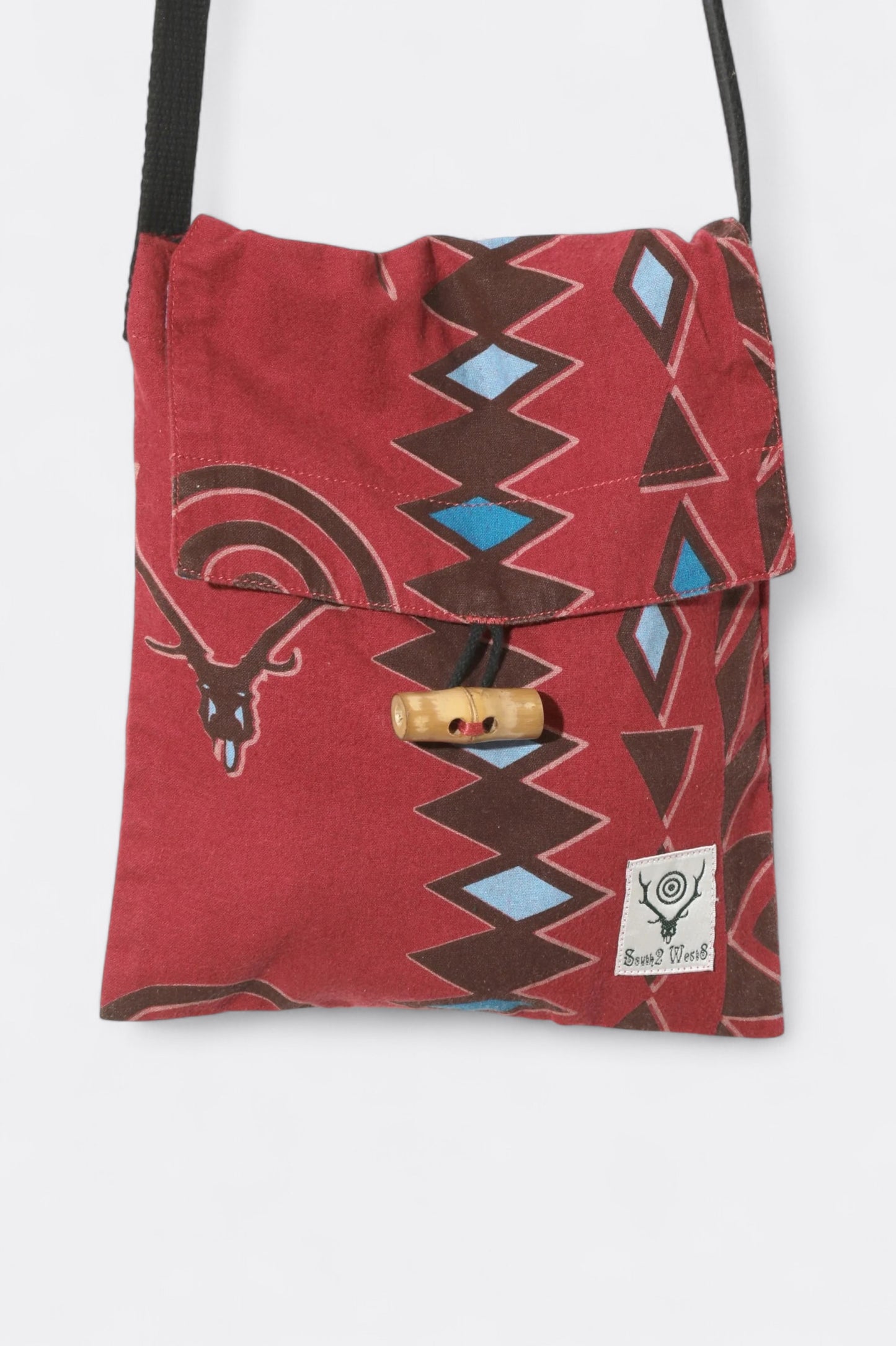 South2 West8 - String Bag Flannel Cloth (Skull & Target)