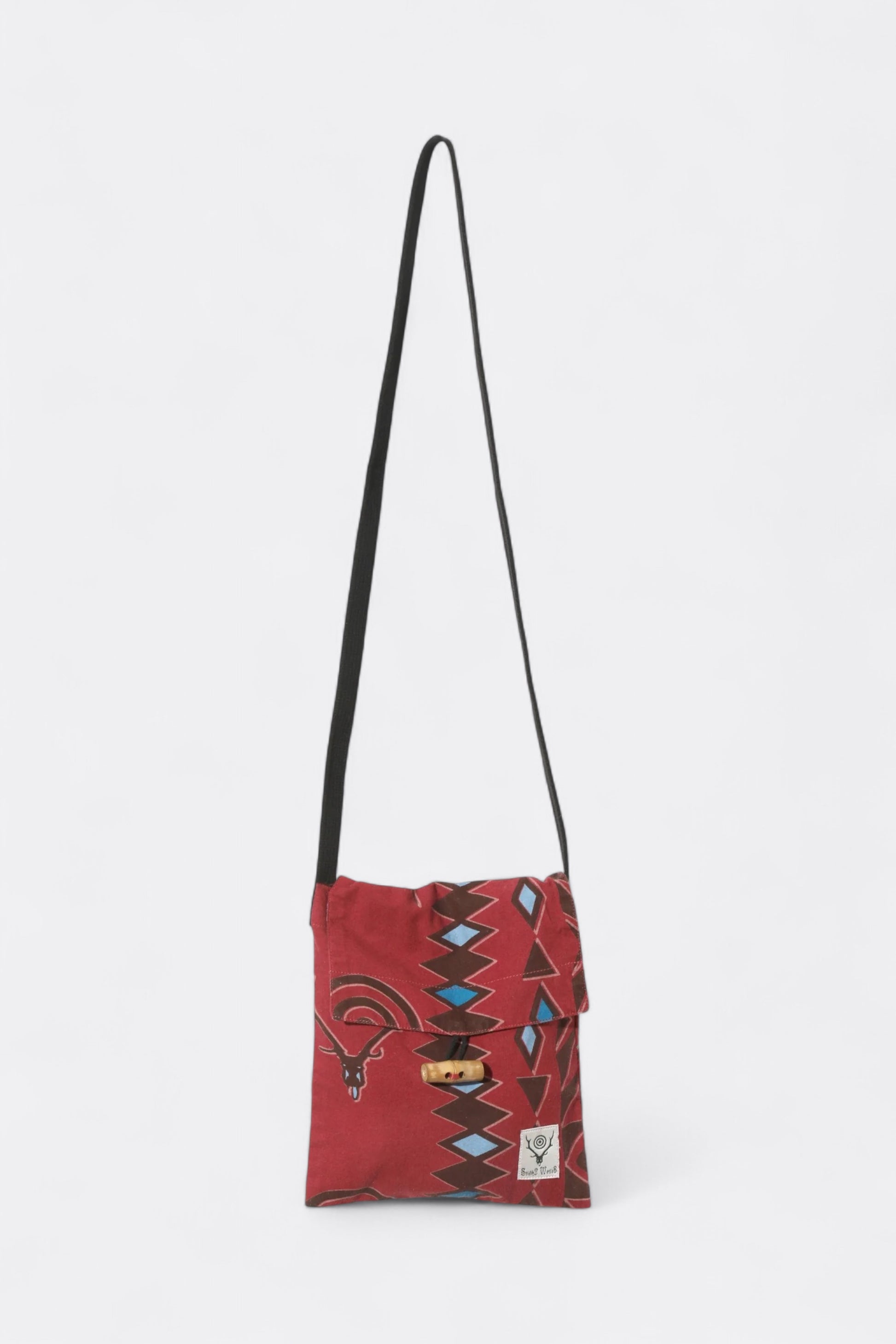 South2 West8 - String Bag Flannel Cloth (Skull & Target)