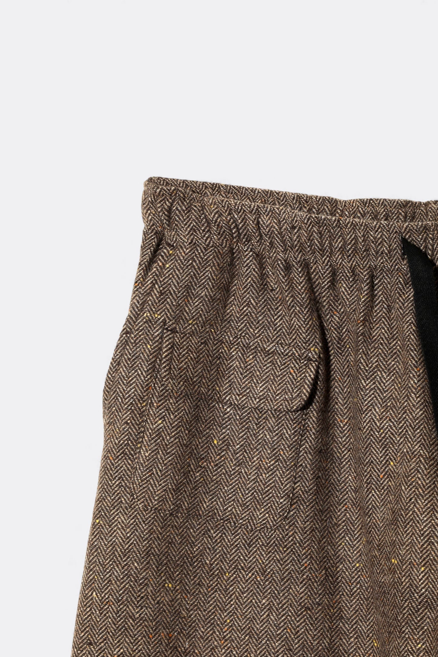 South2 West8 - String Balloon Pant Wool Nep Tweed (Brown)