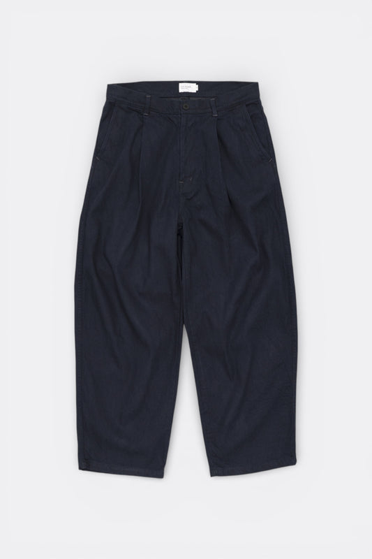 Pantalon Denim 11.5oz Deep Tuck Dark Navy Still By Hand - Coton Japonais