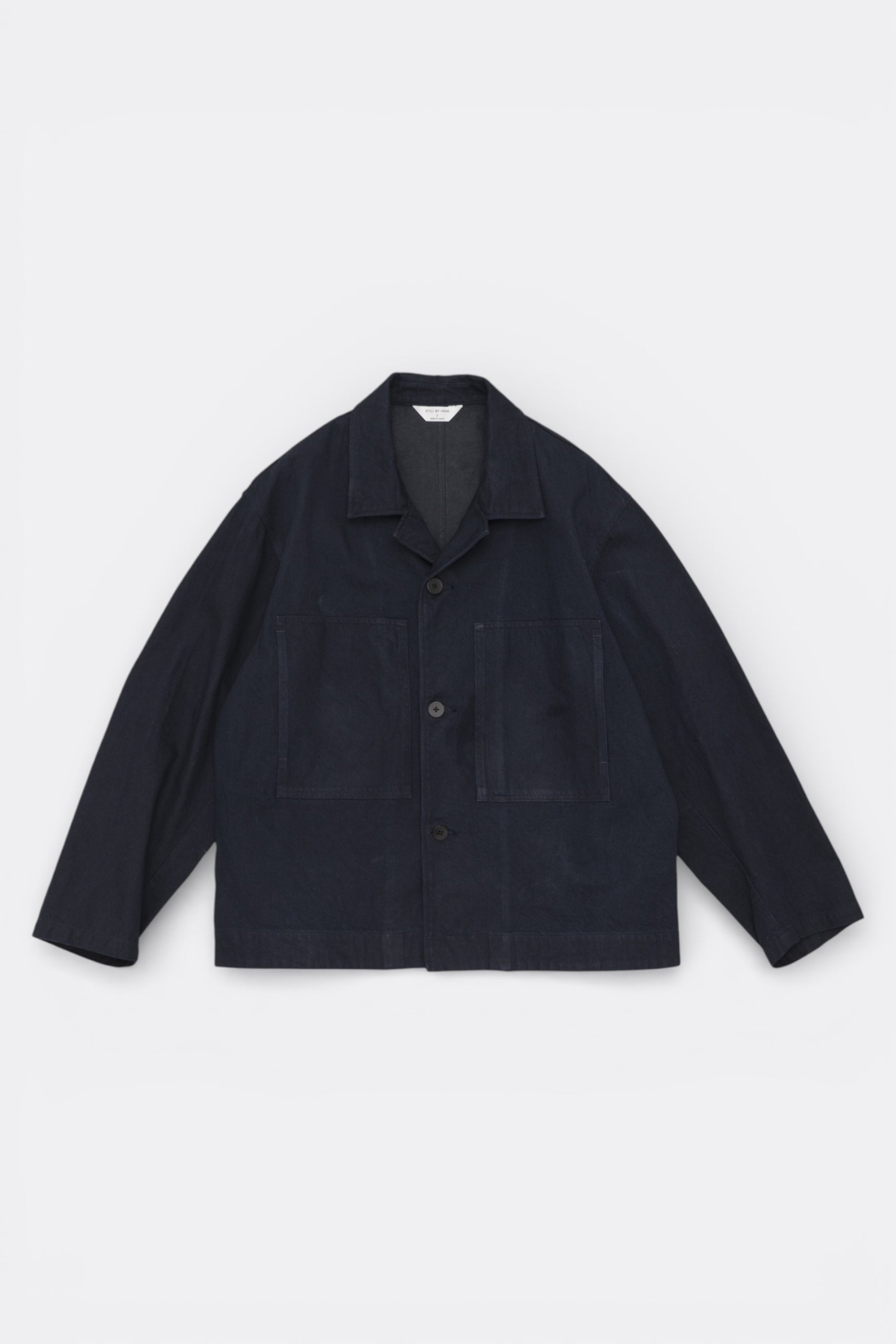 Veste Denim 11.5oz Dark Navy Still By Hand - Coton Japonais Premium