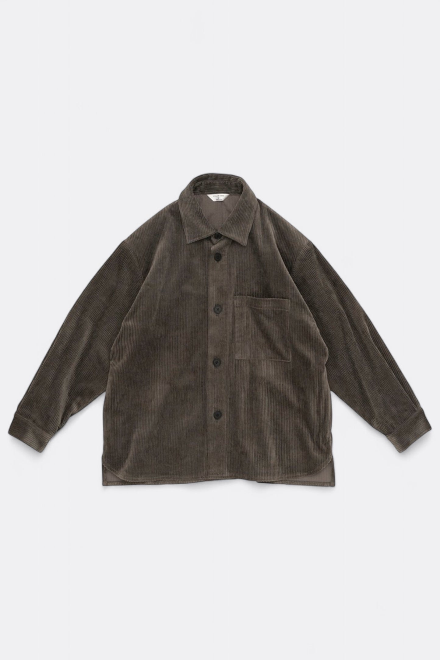 Still By Hand - Corduroy Shirt Jacket (Khaki Brown)