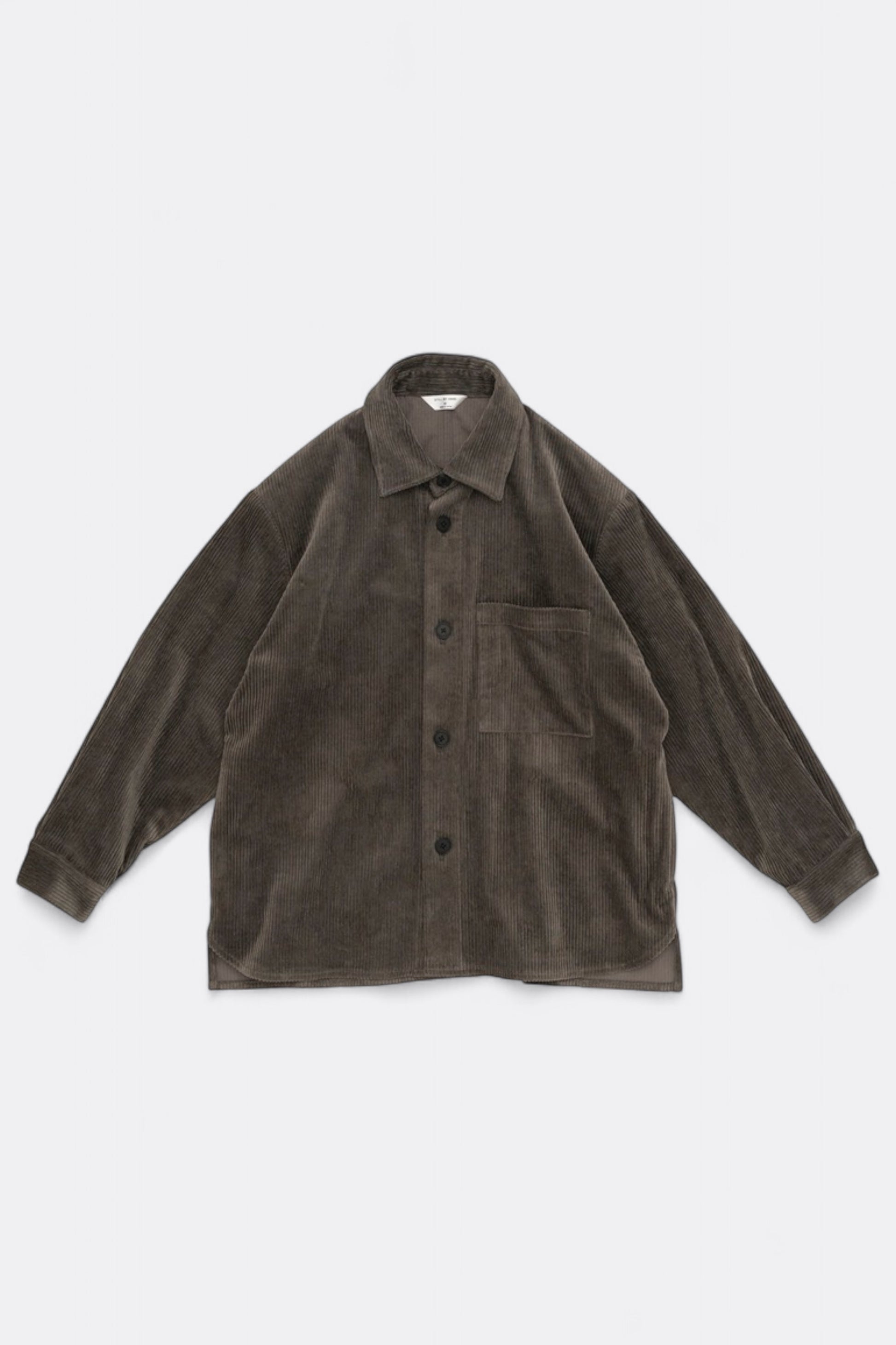 Still By Hand - Corduroy Shirt Jacket (Khaki Brown)