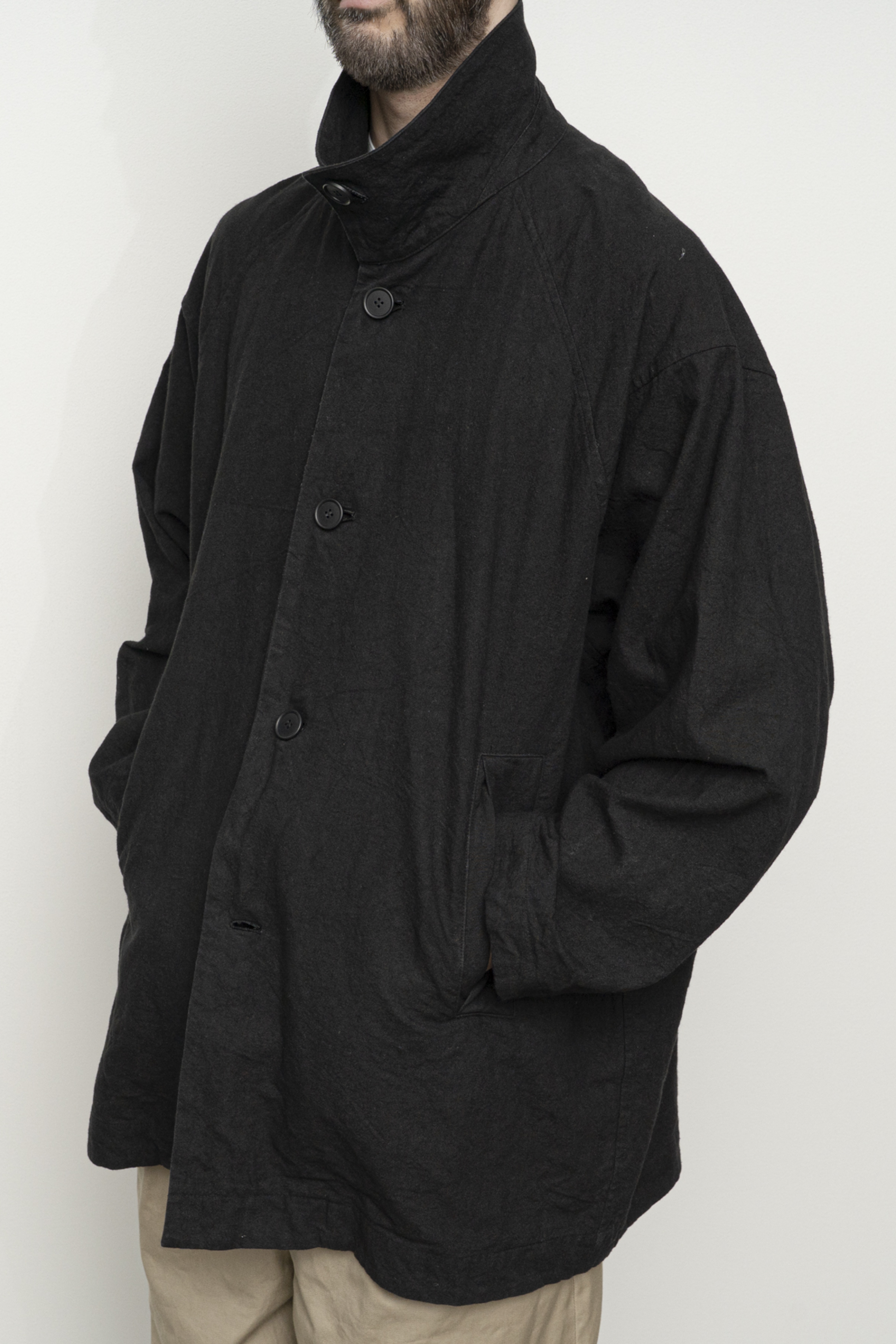 Manteau Coton Lin Oatmeal Still By Hand | Edgar Bdx